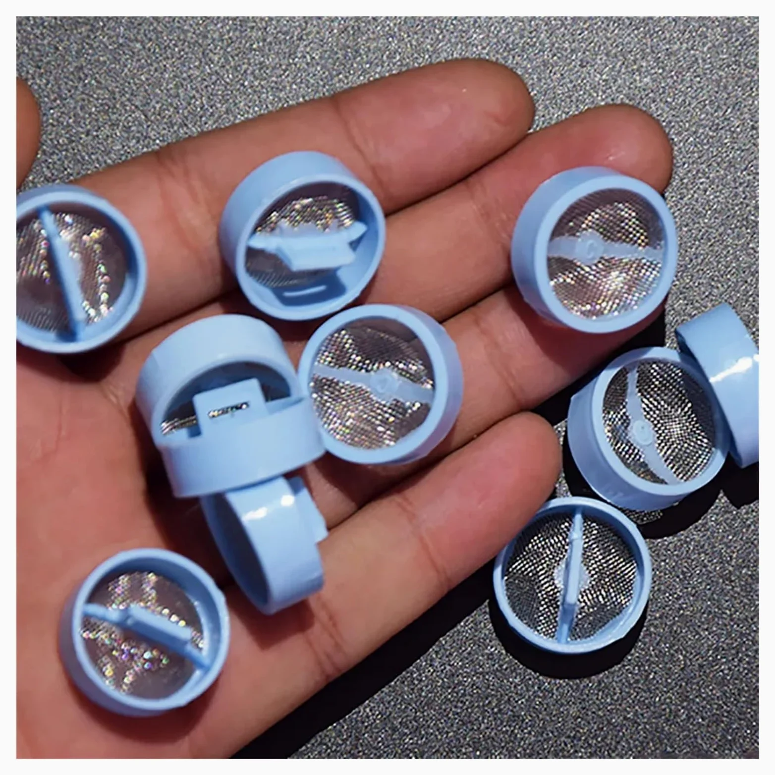 Filtro de Malla de Acero Inoxidable antiobstrucción for Lavadora automática, Compatible con Haier válvula de Entrada de Lavadora Universal (1 Unidad)
