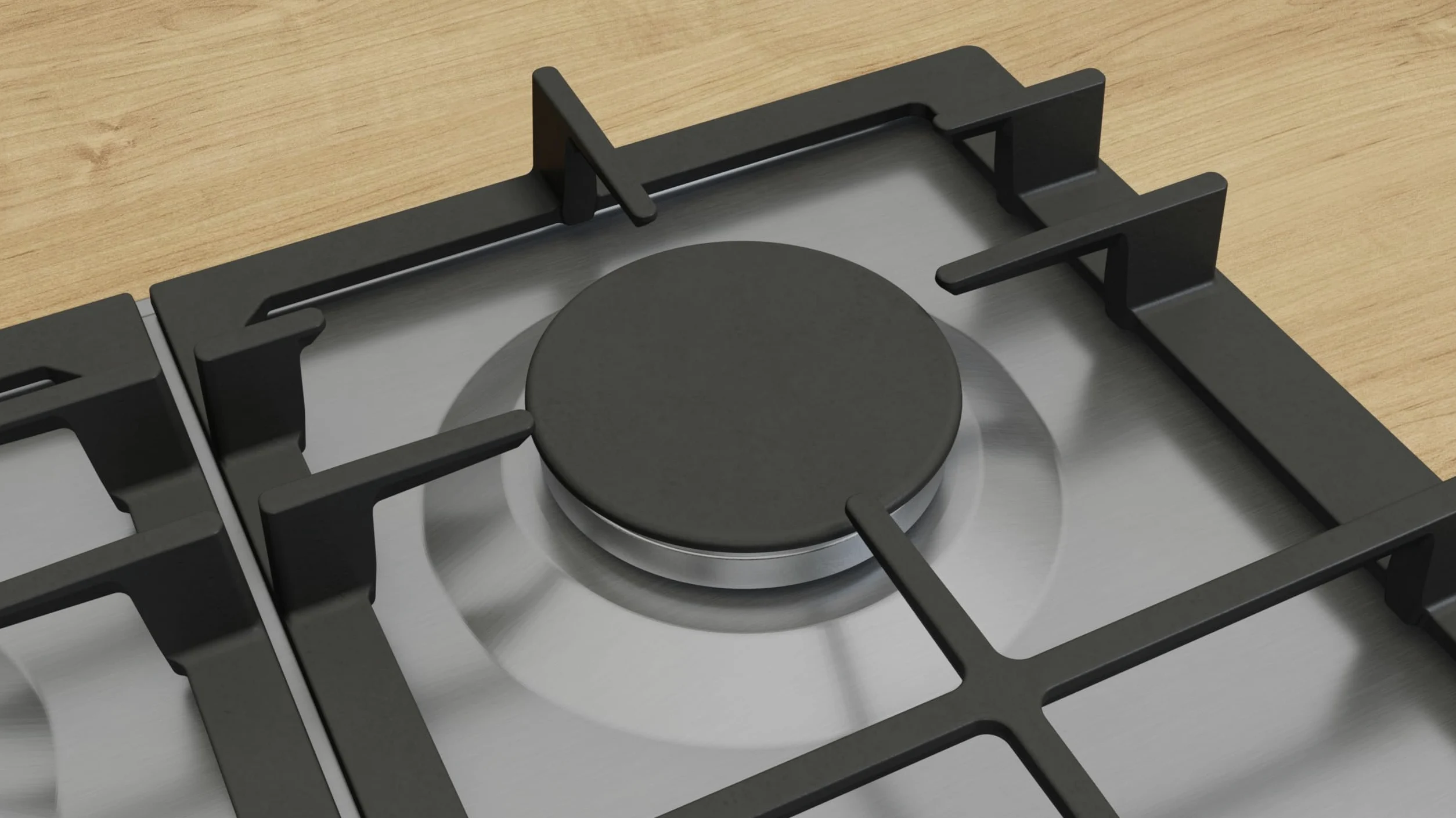 Bosch, Placa de Gas, Serie 4, 4 Zonas, Seguridad GasStop, blanco, PGH6B5K90 | Cocina tradicional con la tranquilidad del sistema GasStop que corta el gas si no hay llama.