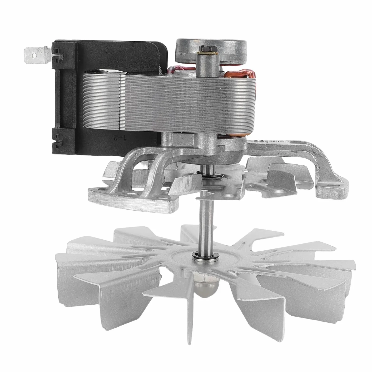 Motor de horno con aspas ventilador, alta temperatura 11 apto for incubadora secadora 19003 7242 aluminio