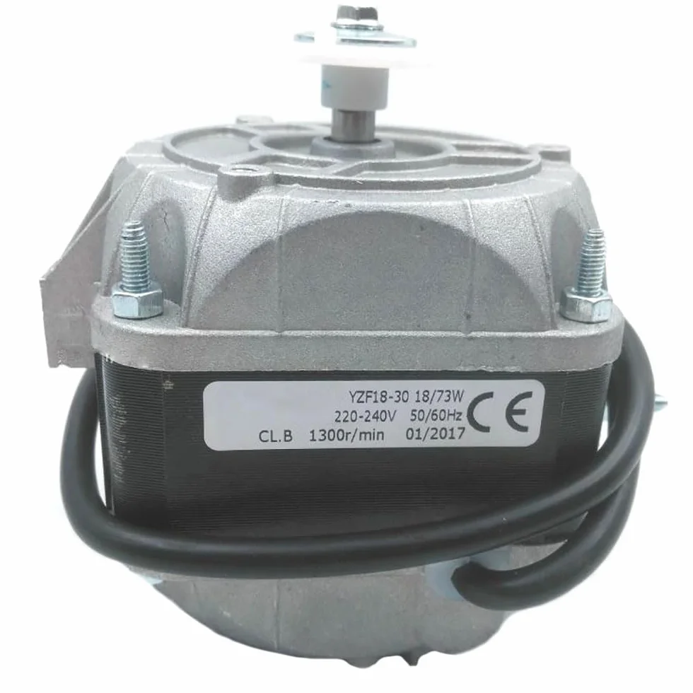 Motor de ventilador de condensador de 73 W, YZF18-30, motor de disipación de calor, motor de ventilador de refrigeración de repuesto para evaporador de refrigerador