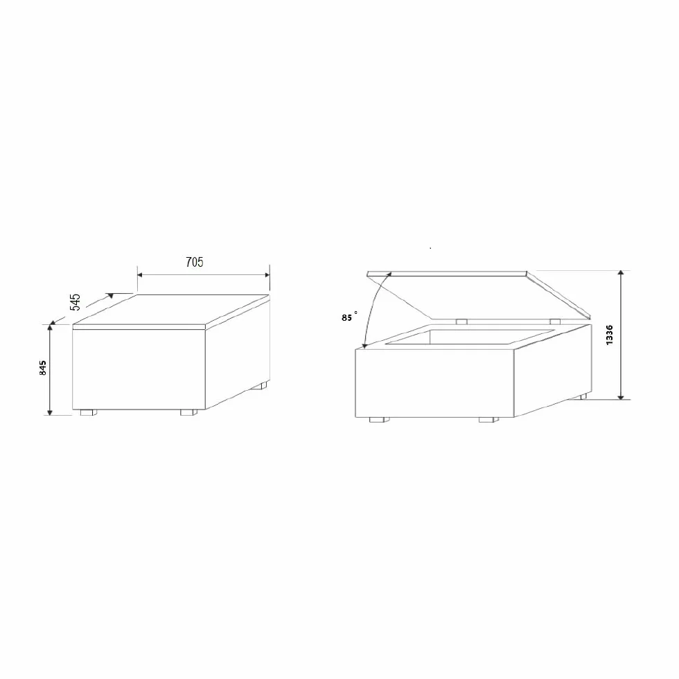 Svan Congelador horizontal Blanco SCH1500FDC. Capacidad 142 Litros, Dual Cooling, 1 Cesta, Bajo nivel Sonoro, Eficiencia Energética Clase F