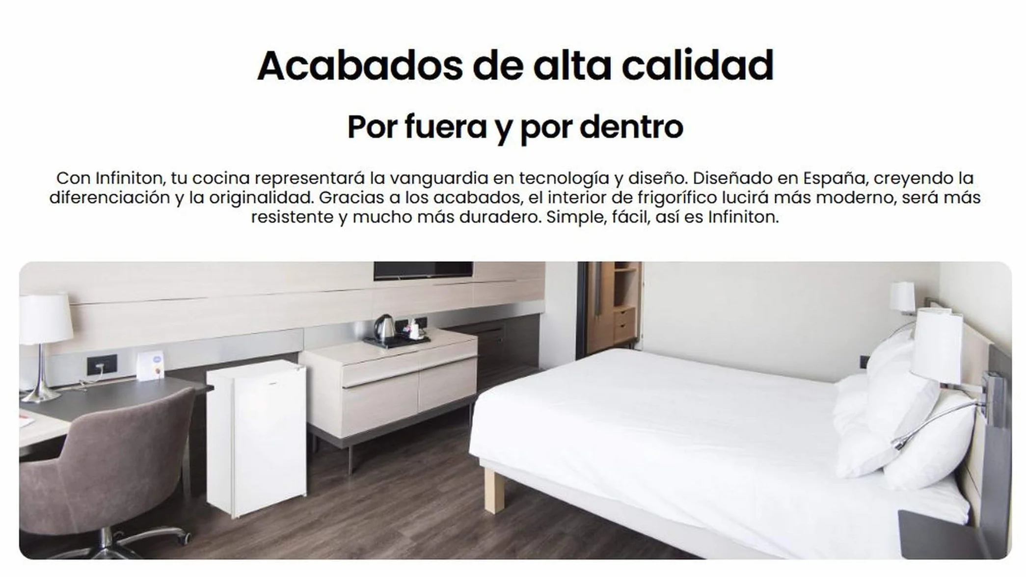 INFINITON FG-A85B Frigorífico 1 Puerta 85cm 92L Blanco A+/F Luz LED
