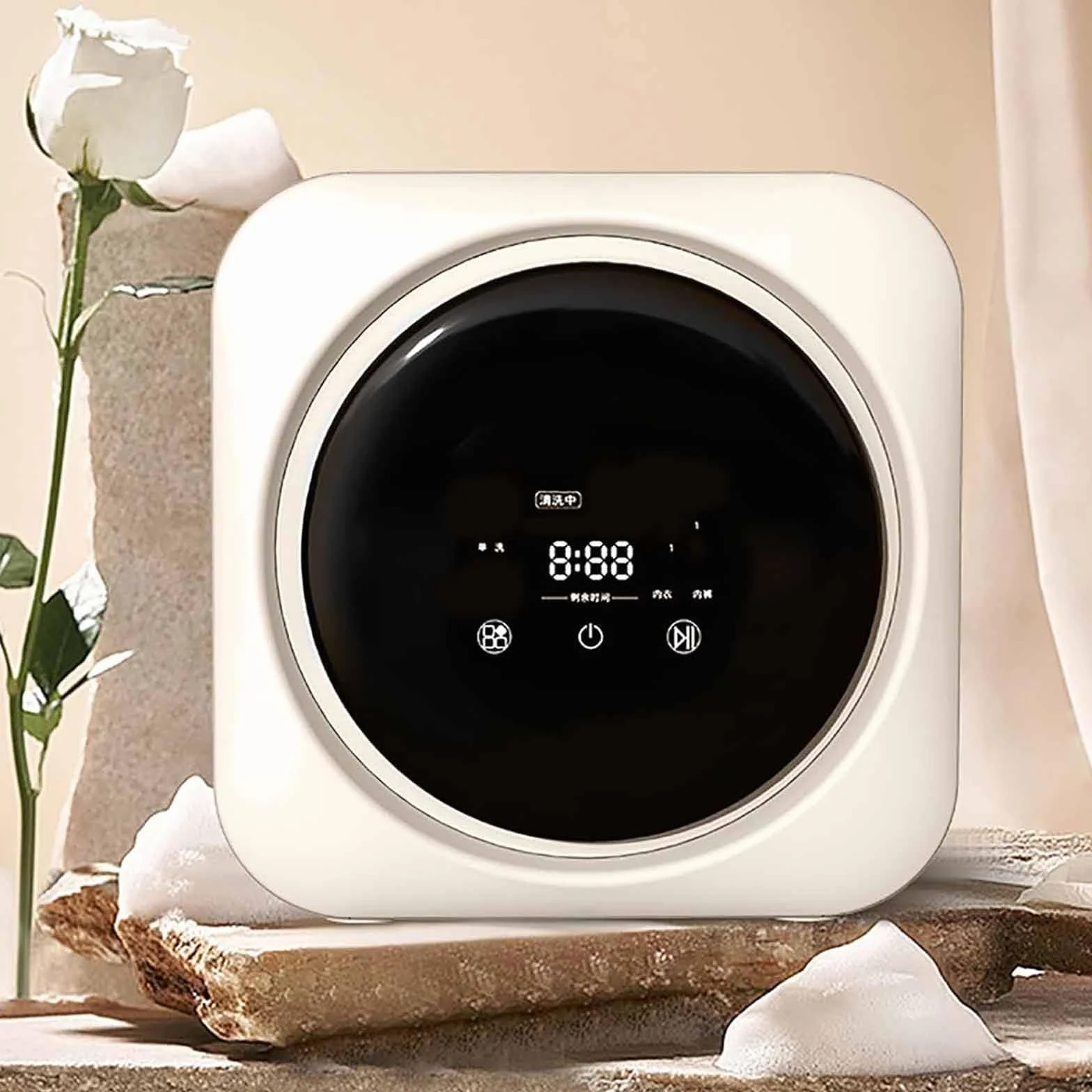 Mini Lavadora Y Secadora De 3,5 L, Automática, De Pared, para Baño, Cocina, Apartamentos
