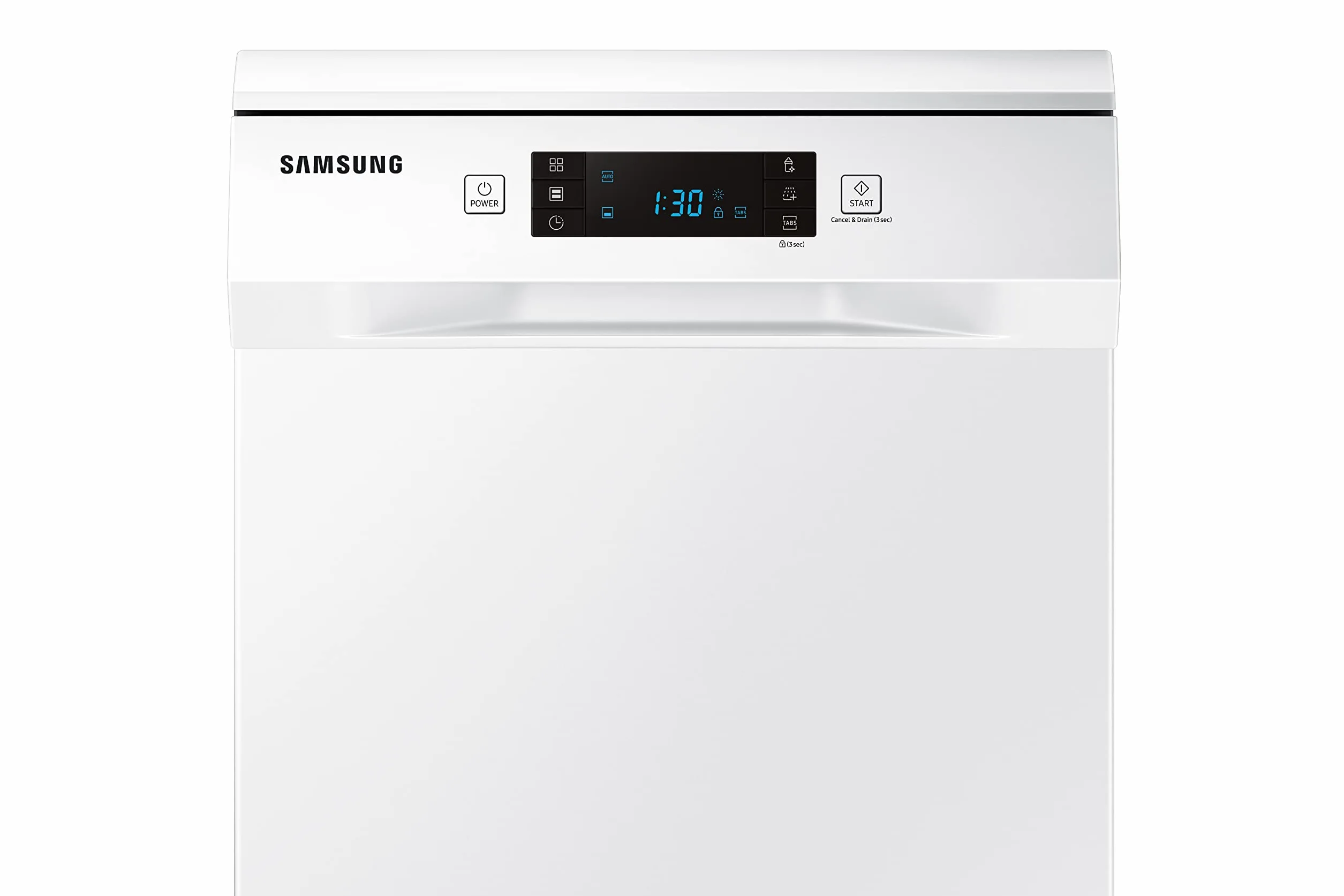 SAMSUNG DW50R4070FW Lavavajillas 10 cubiertos 45cm A++ Libre instalación Blanco