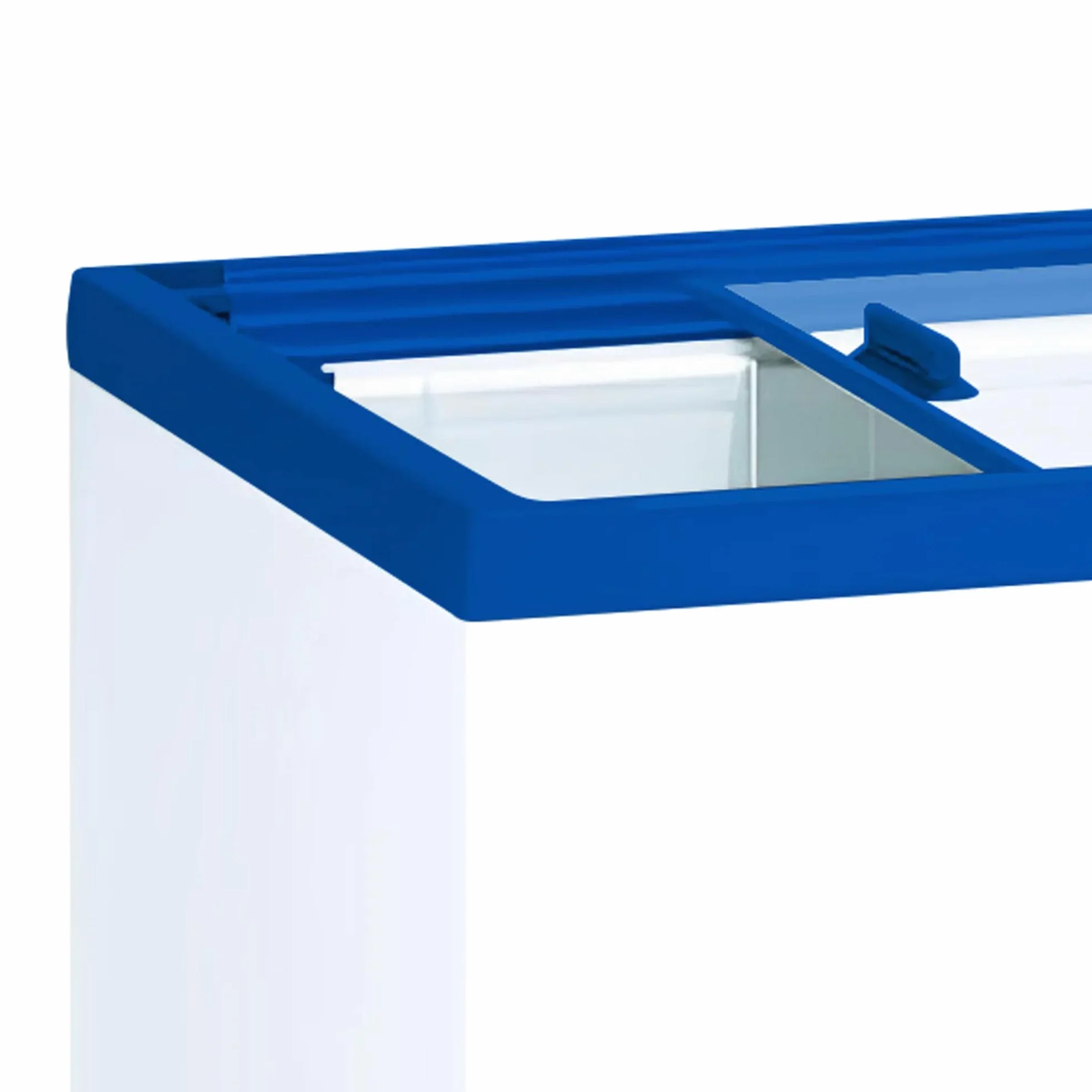 MBH - Arcón congelador profesional 100 cm y 300 litros con puertas correderas de cristal. Congelador horizontal industrial de bar, restaurante y hostelería.
