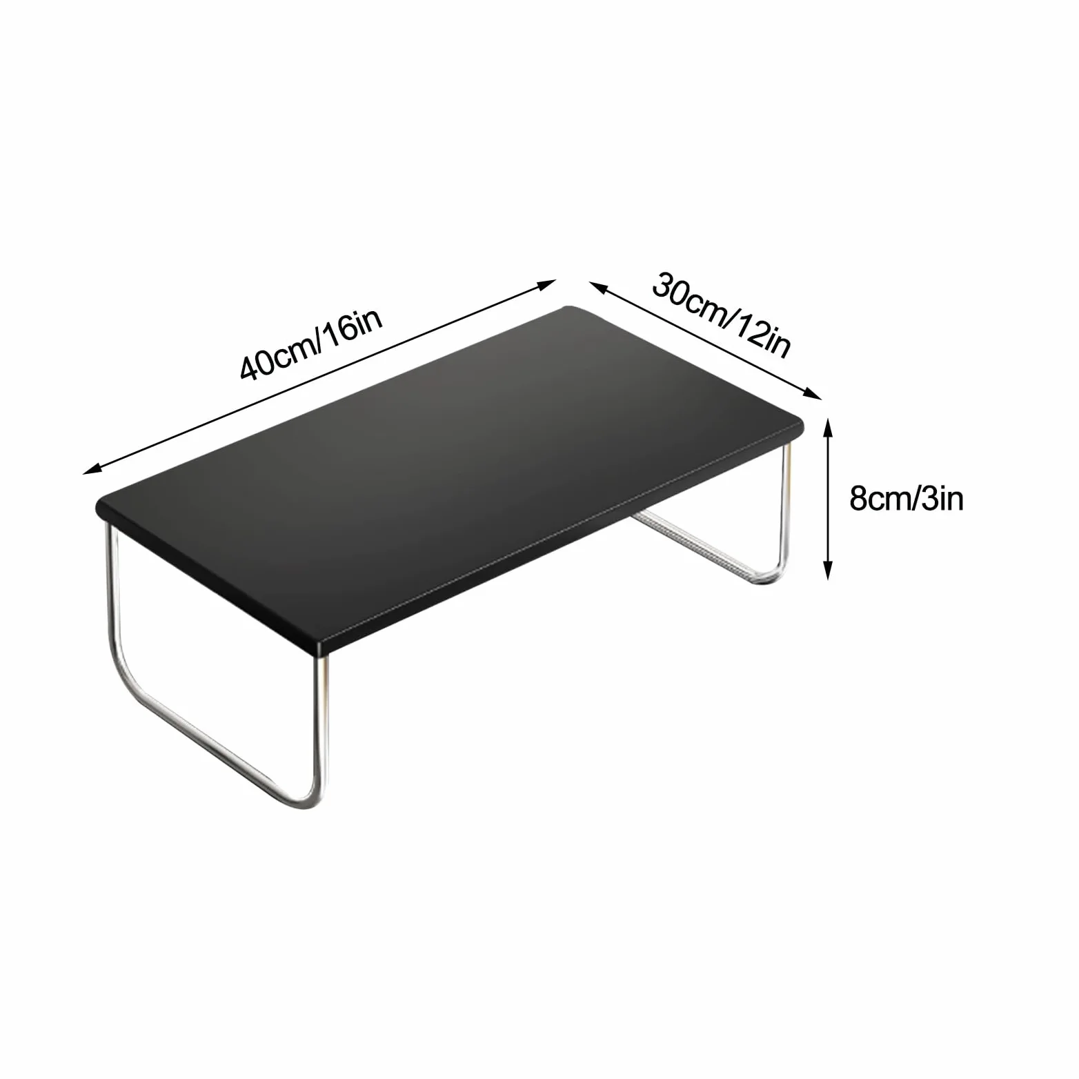 Cubiertas de Acero ai Carbono for Protector Encimera, Tapa Encimera Gas, Soporte for Estufa de Inducción, Rejilla for Microondas(Black,40x30x8cm/16x12x3in)