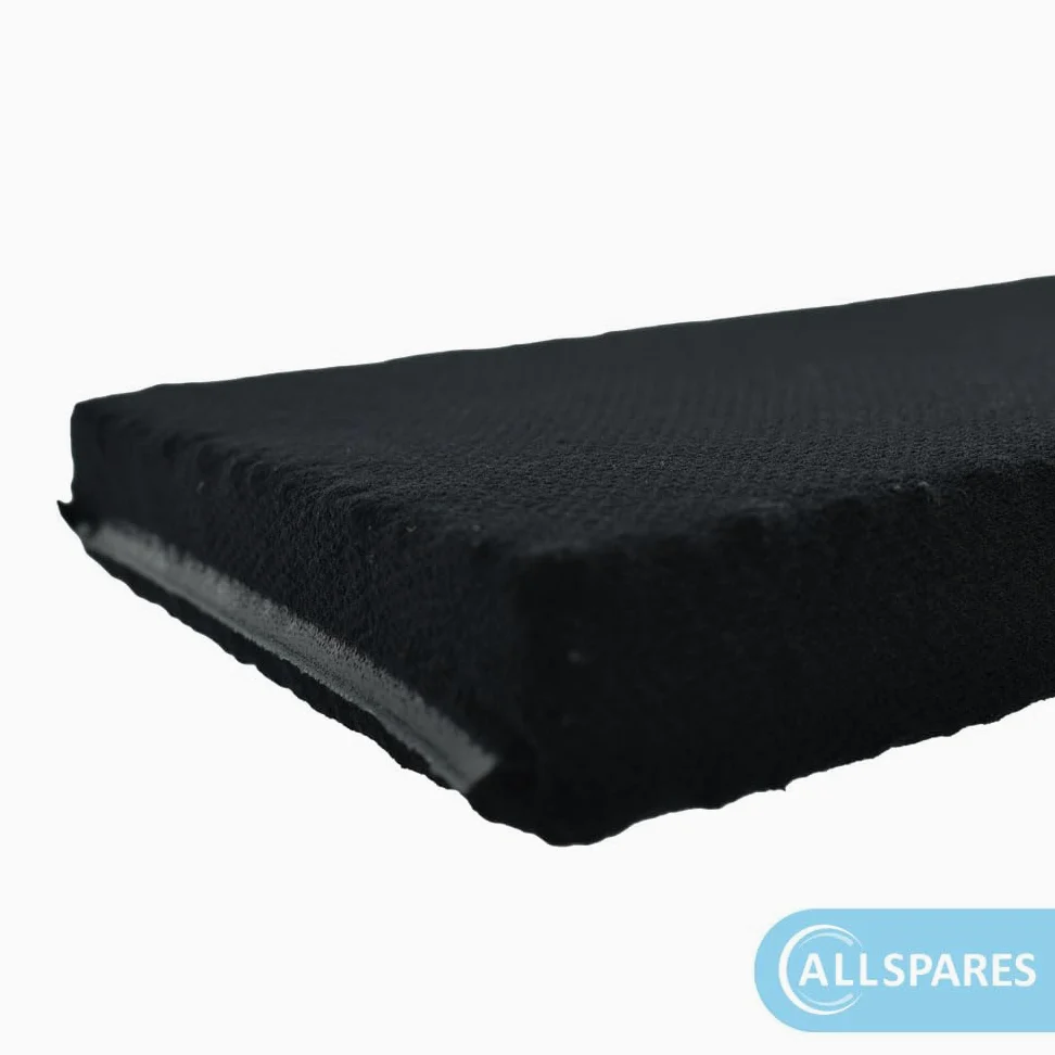 AllSpares Filtro de carbón activo (2 unidades) para campanas extractoras adecuado para Novy Monoblock 8740400 | 210 x 150 x 20 mm
