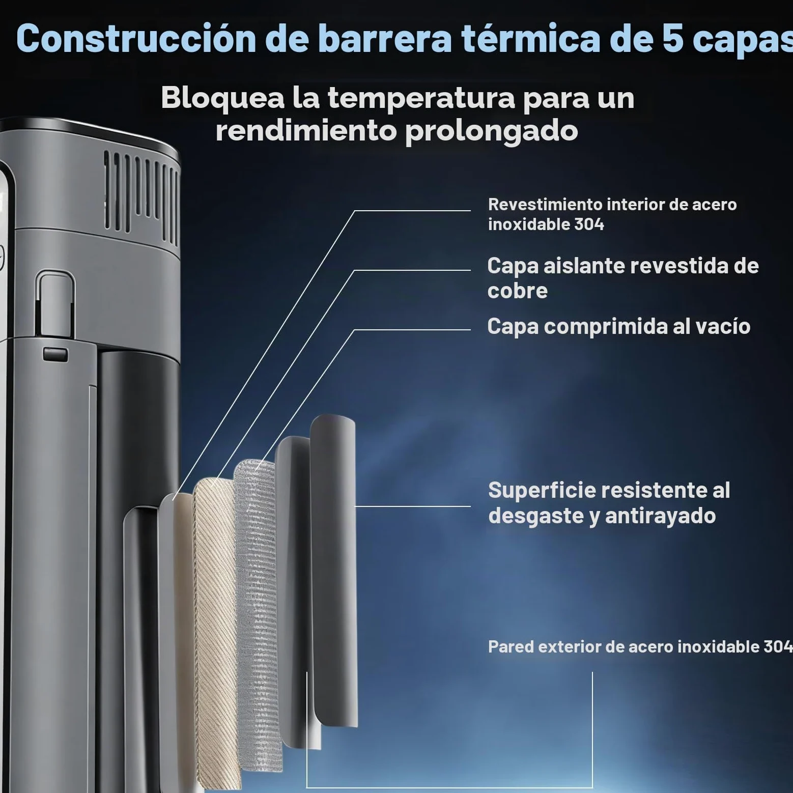 Mini Nevera Insulina de Viaje 1 Pluma, Temperatura Ajustable de 2-25°C | Enfriador Portátil para medicamentos con batería, 3 niveles de intensidad, protección contra congelación bajo cero