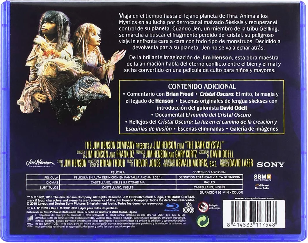 Cristal Oscuro - Edición Horizontal [Blu-ray]
