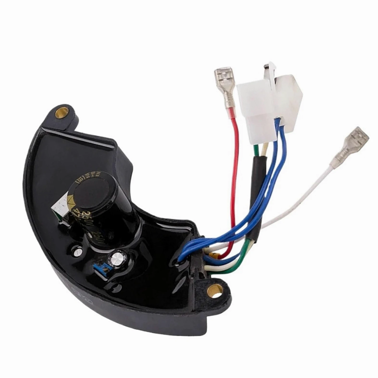 1 estabilizador AVR de 5 kW, regulador automático Voltaje, generador Gasolina, Puente rectificador(5KW Single Phase)