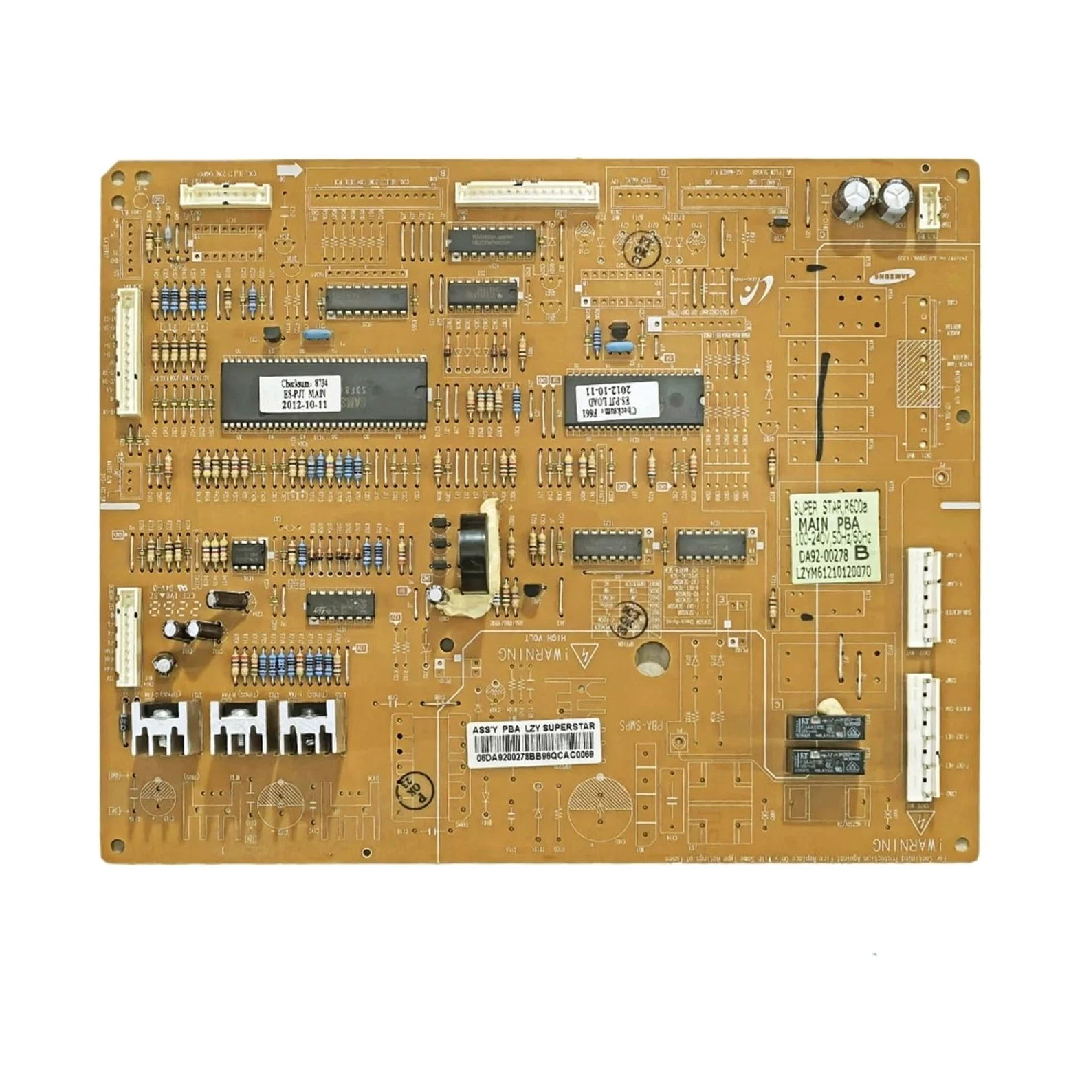 Compatible for refrigerador Samsung DA92-00278A DA92-00278B Placa de Control circuito PCB refrigerador Motehrboard congelador repuestos(DA92-00278B)