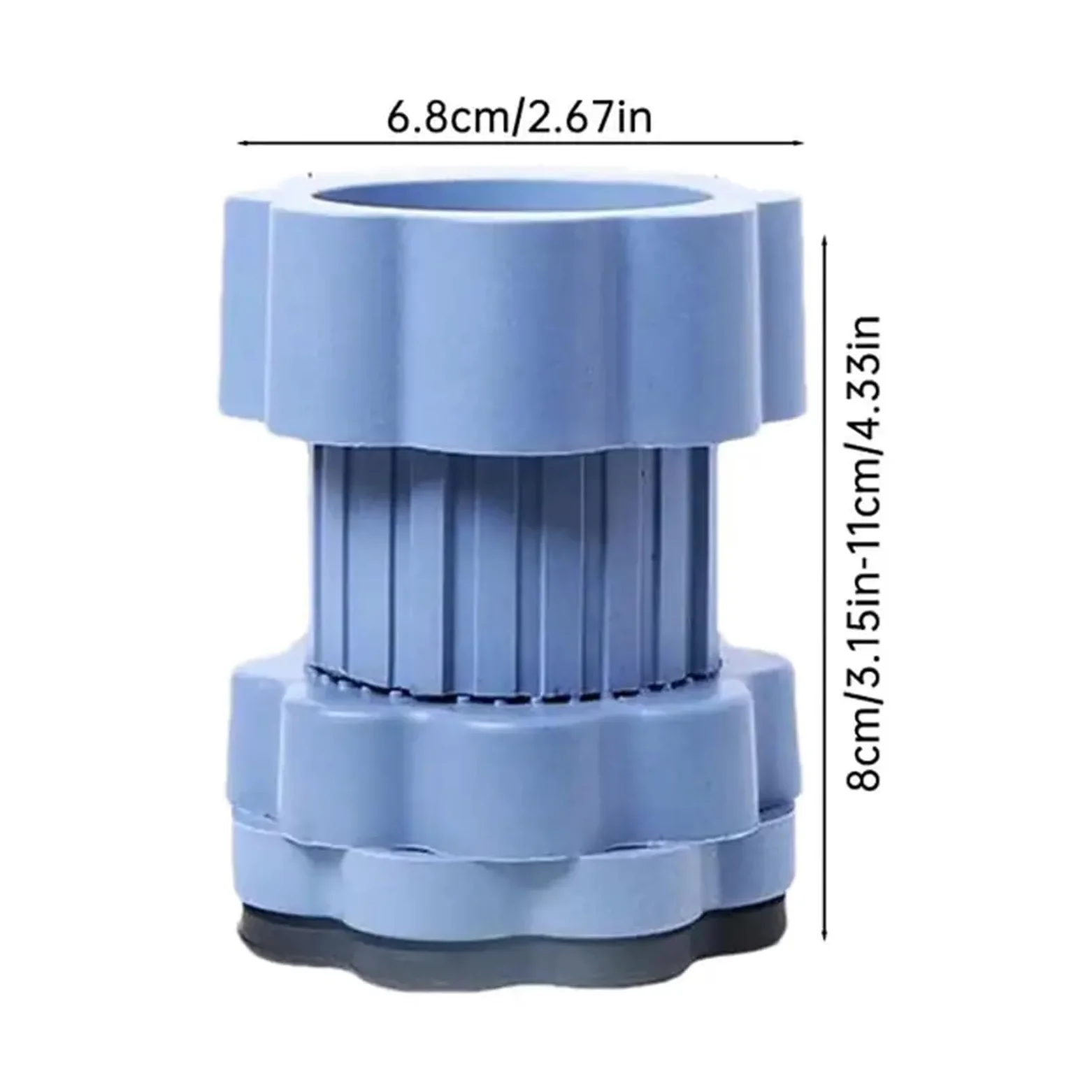 Almohadillas Universales For Los Pies De La Lavadora, Altura Ajustable, Base Antivibración For Refrigerador, Estabilizador De Pies Antideslizante Fijo, 4/8 Uds.(8 pcs)