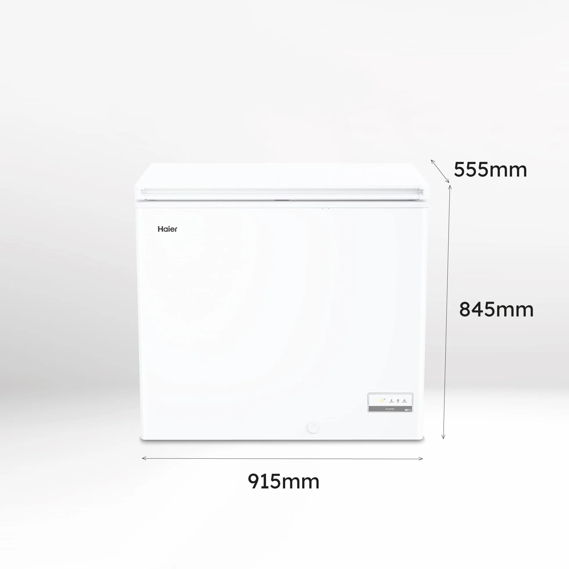 Haier HCE200D Congelador Horizontal 196L 91,5cm Fast Freeze Super Congelación Display Digital Blanco