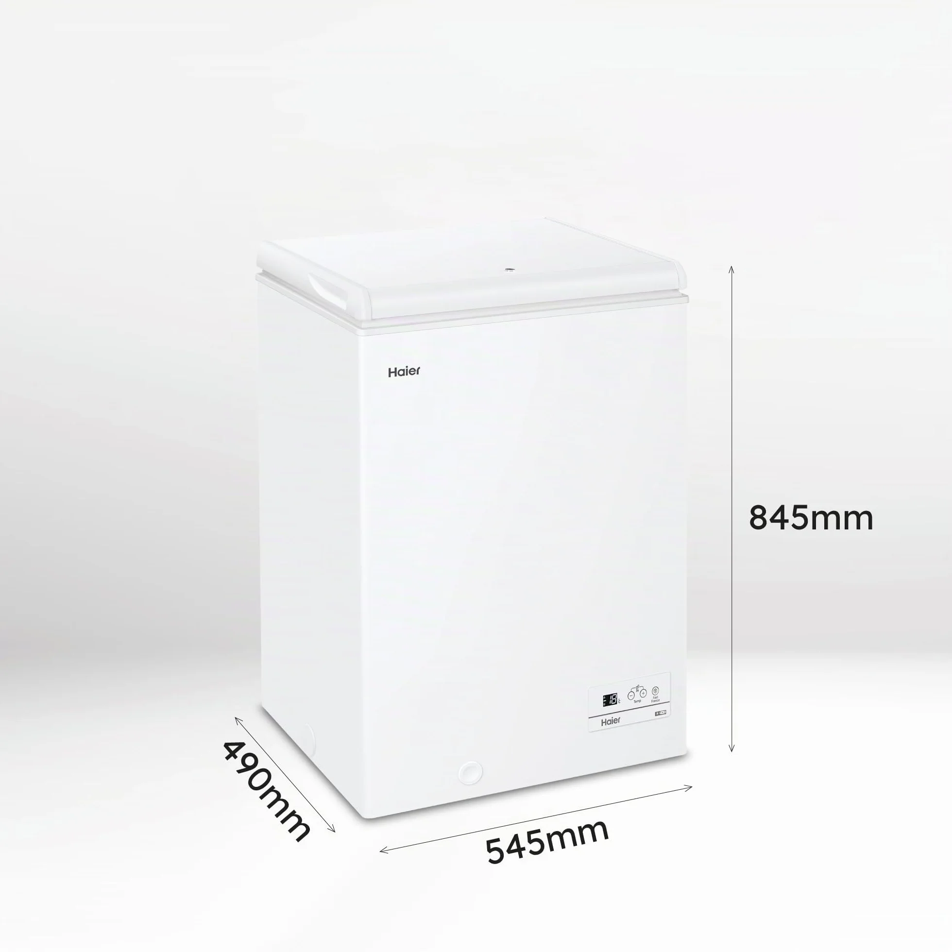 Haier HCE100E Congelador Horizontal 97 L Fast Freeze Display Digital Blanco