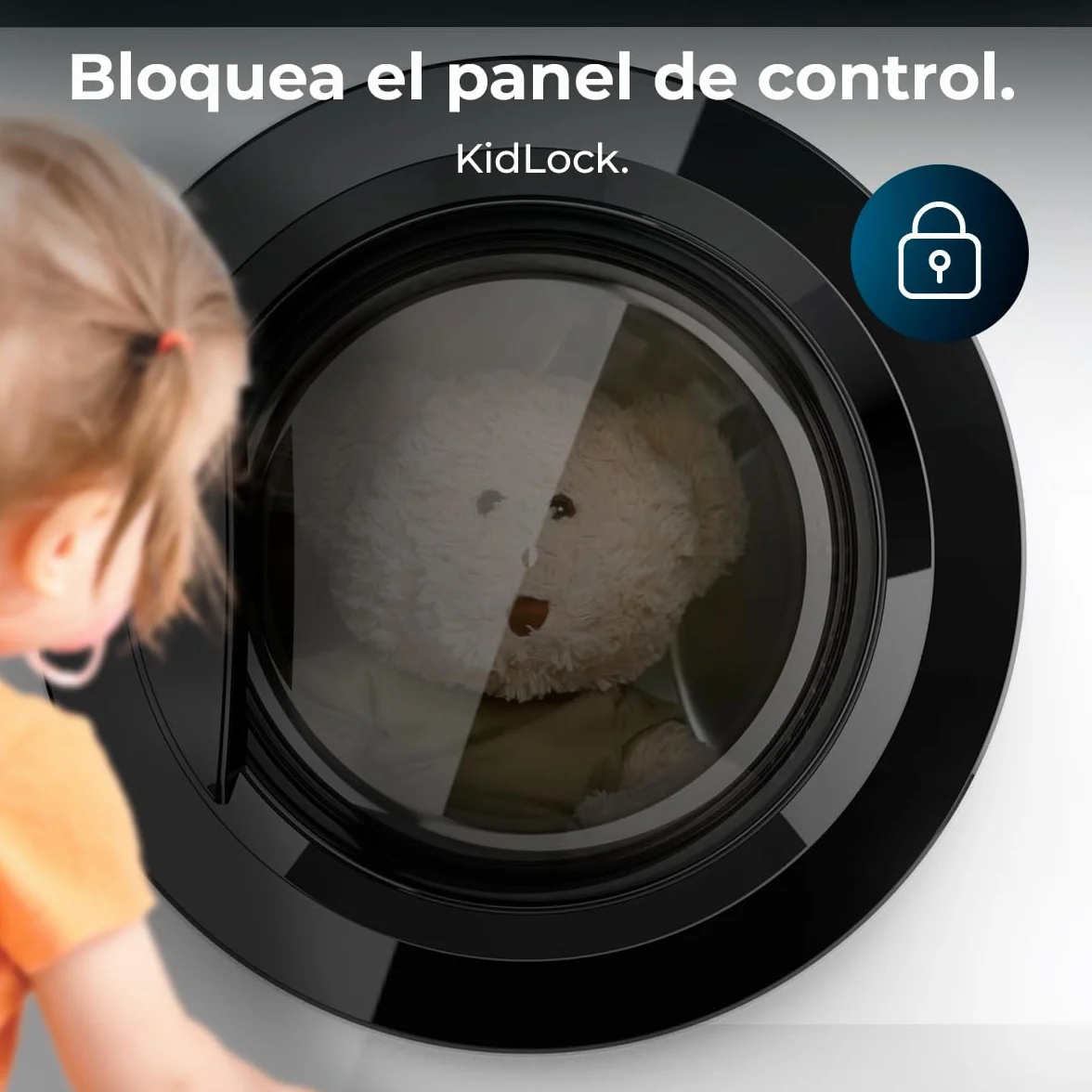Cecotec Secadora 7 kg Bolero DressCode Dry 7200V C, Clase C, Sistema de Evacuación, 15 programas, Secado automático, Planchado fácil, Kid Lock, DelayStart, Giro Bidireccional, Función Silence