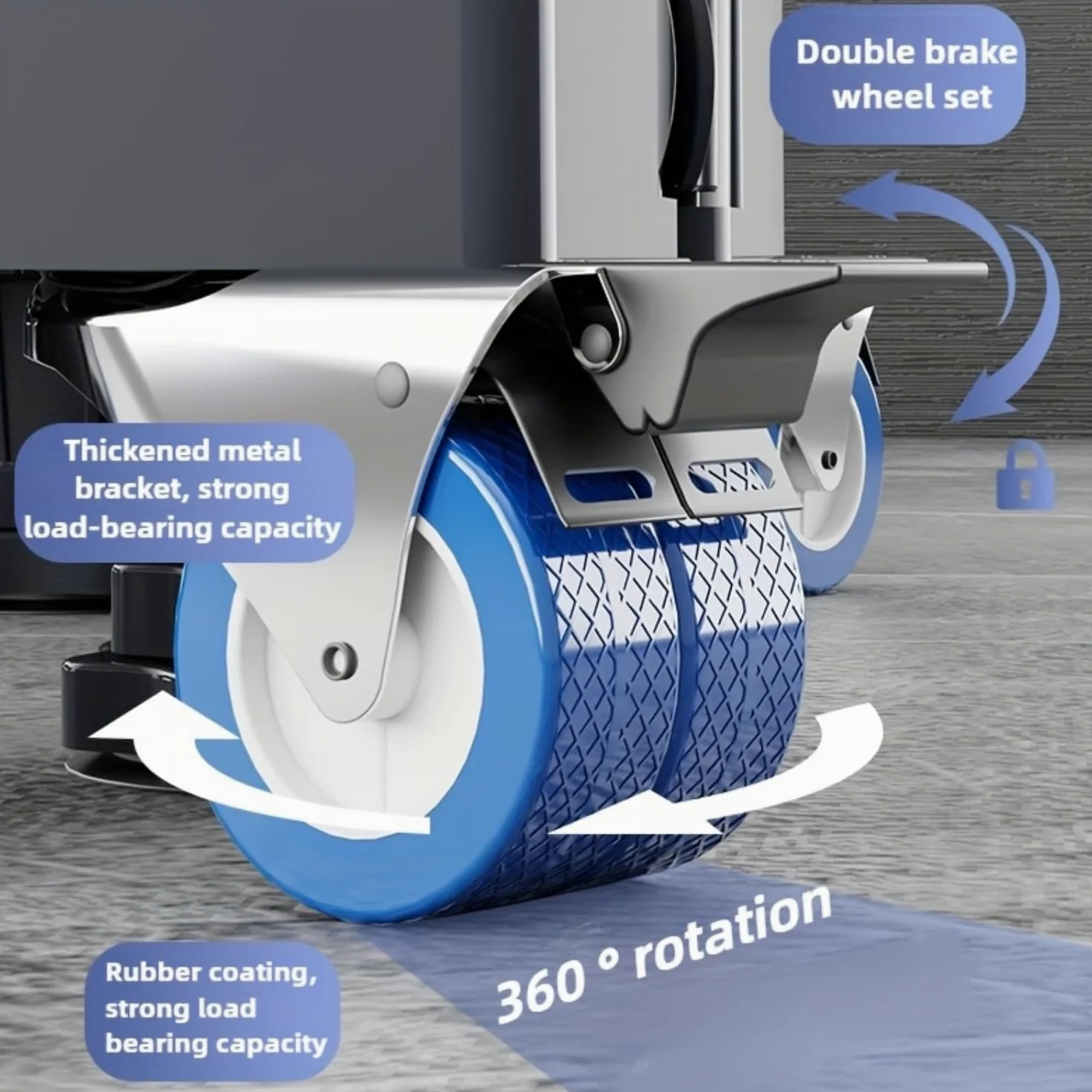 BeNisin Soporte antivibración para electrodomésticos: capacidad de carga de 1200 libras/ruedas giratorias bloqueables de 360°/tamaño ajustable (16-26 pulgadas) adecuado para mini refrigeradores