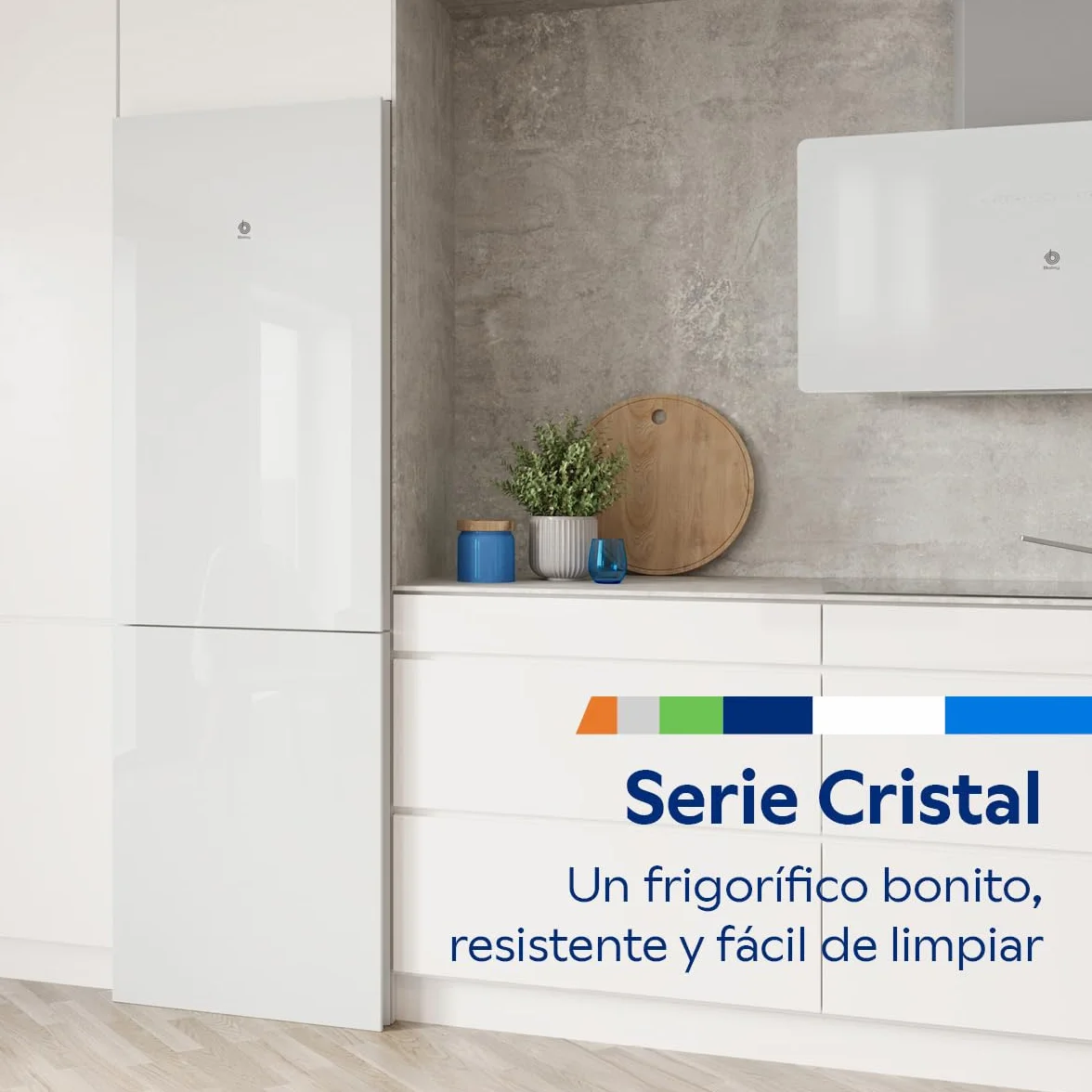 Balay - Frigorífico combinado, Serie Cristal, NoFrost, Cajón ExtraFresh y ExtraCold, Blanco, 3KFD855BI