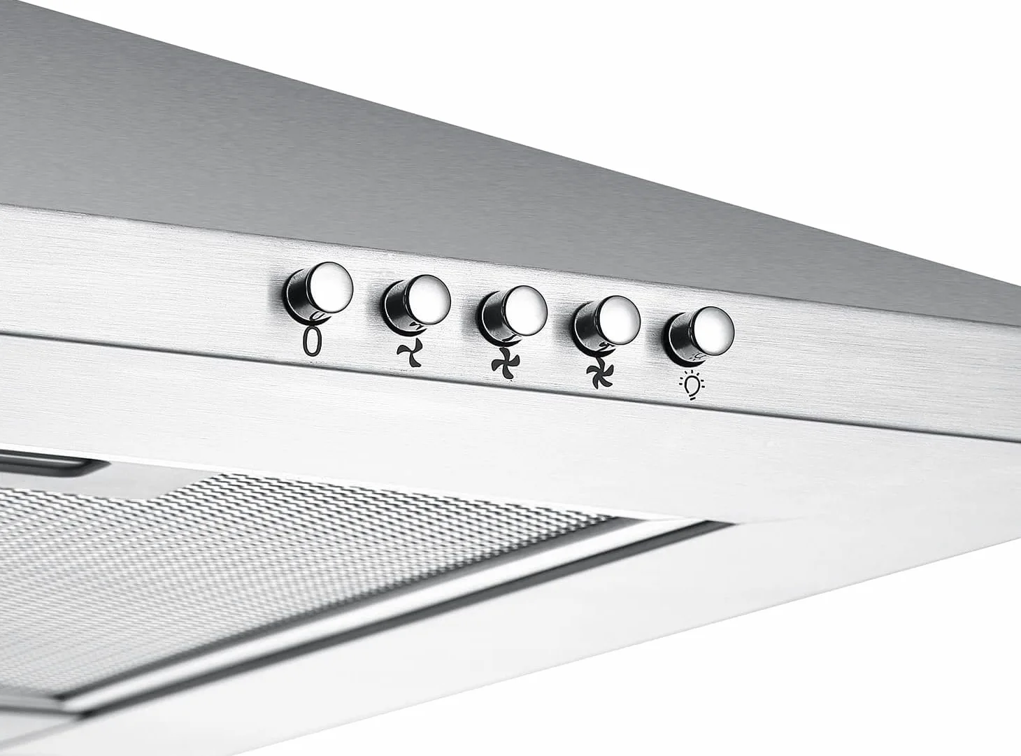 CIARRA ASS9201 Campana Extractora 90cm 406m³/h 60dB Plata | 3 Velocidades Recirculación Interna por Filtro de Carbón CBCF002X2 Acero Inoxidable