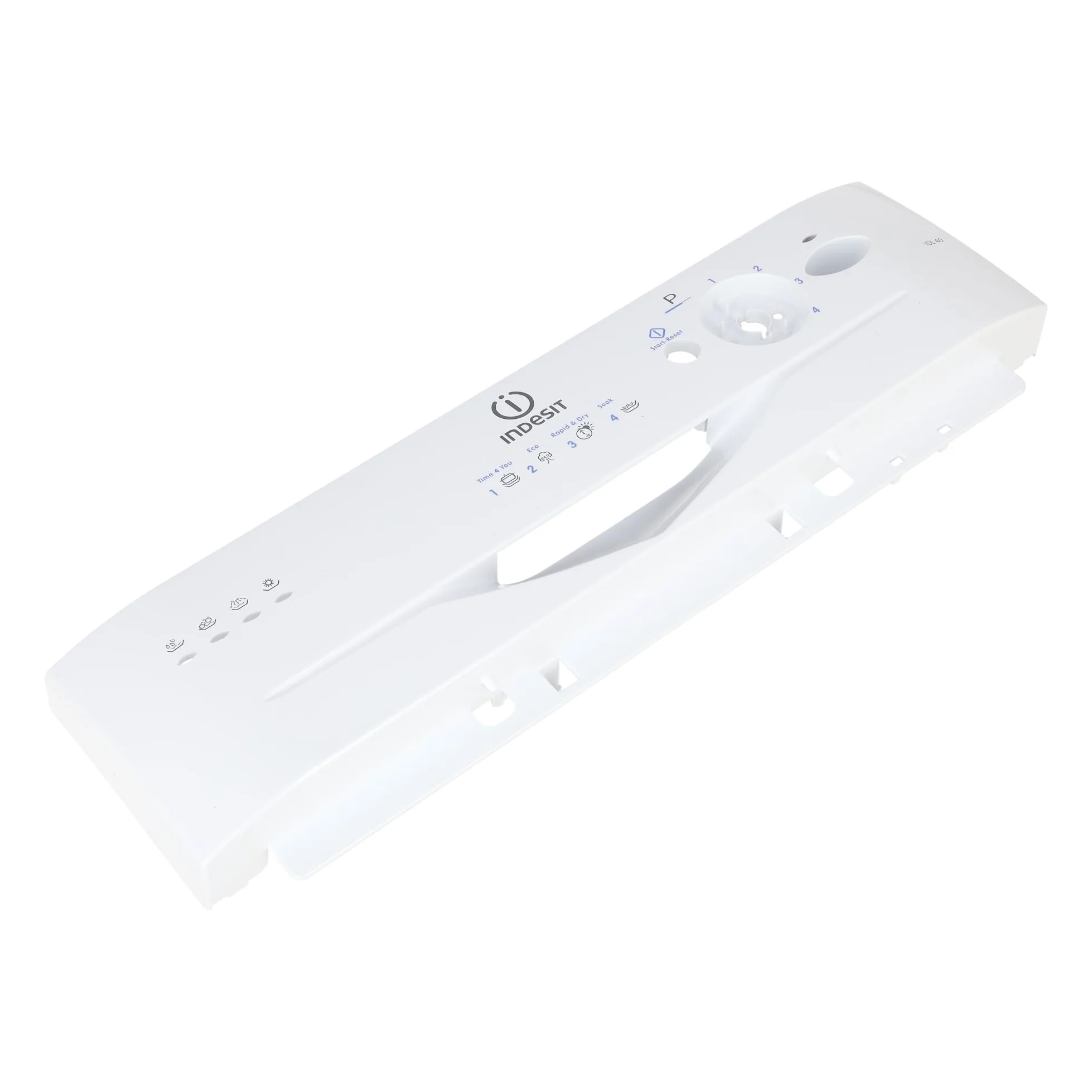 sparefixd Apto para Indesit IDL40UK.C - Kit de consola de panel de control frontal para lavavajillas