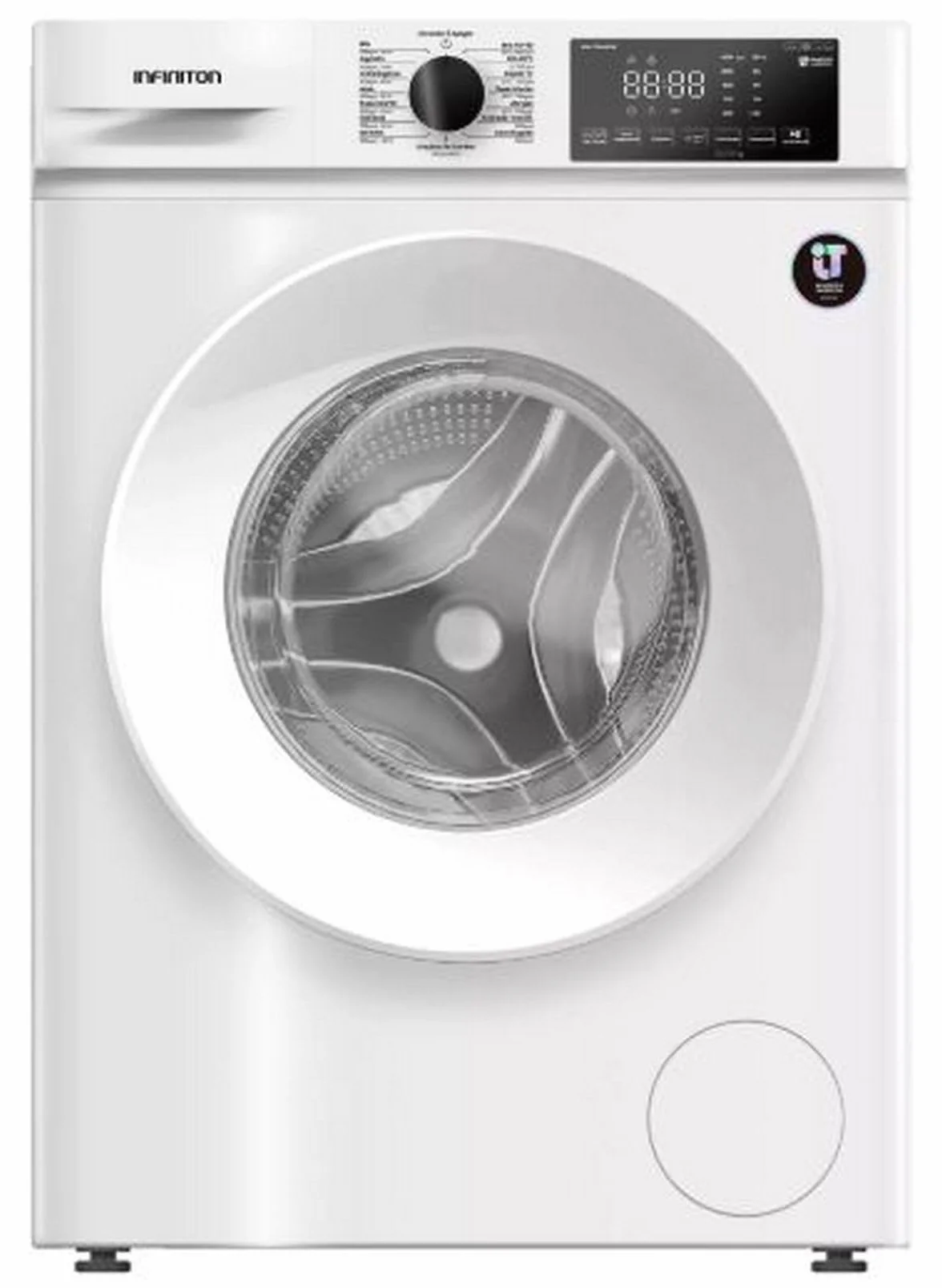 Infiniton WM-F94AWM Lavadora 9 kg 1400 RPM A Blanco Vapor Care