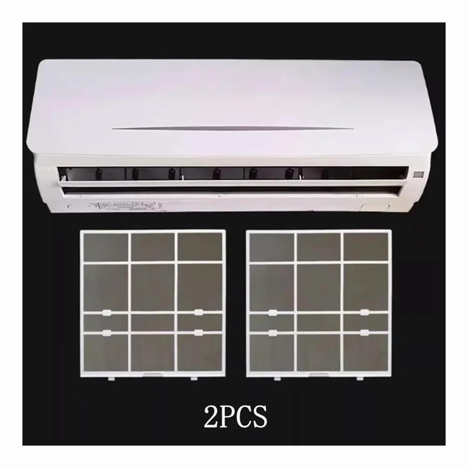 Filtro de aire acondicionado, compatible con... | Atrapa el polvo del pelo de las mascotas, fácil de instalar.(NO15 2PCS)