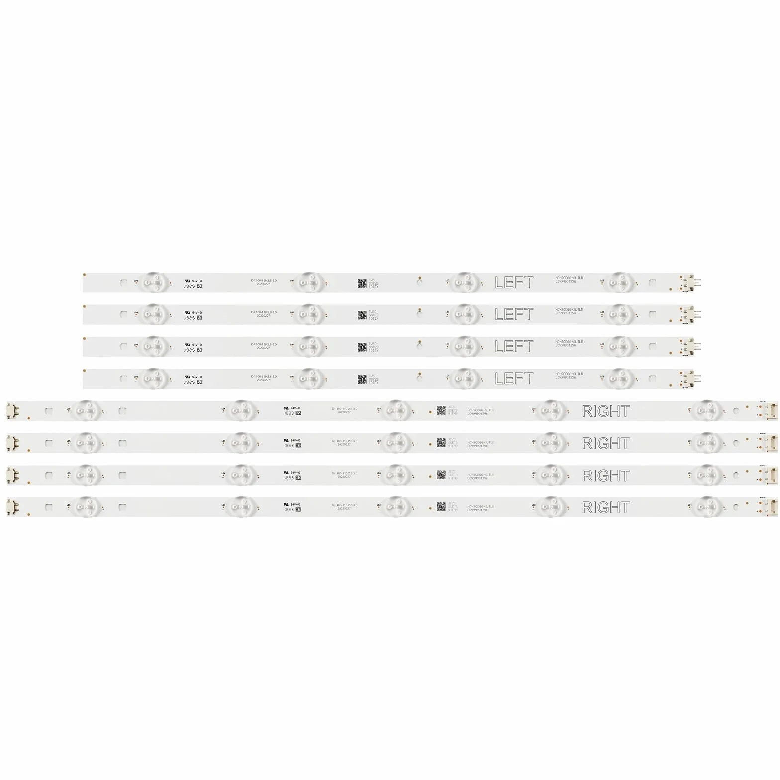 Tira LED Compatible for LG 49UM7000PLA 49UN73506LB 49UK6200PLA HC490DGG-SLTLB-719X LC49490134B LC49490135B HC490DGG-ABWL1 LC49490136A 137A