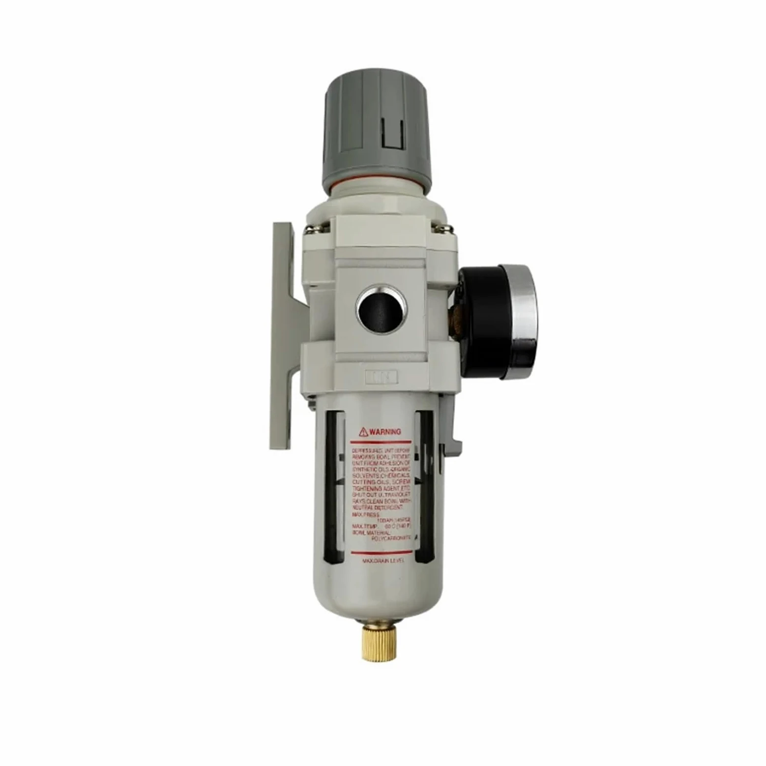AC3010-03 Compresor de bomba de aire Filtro Regulador de presión Trampa Separador de aceite neumático Suministro de drenaje manual Filtros de humedad(Fiber)