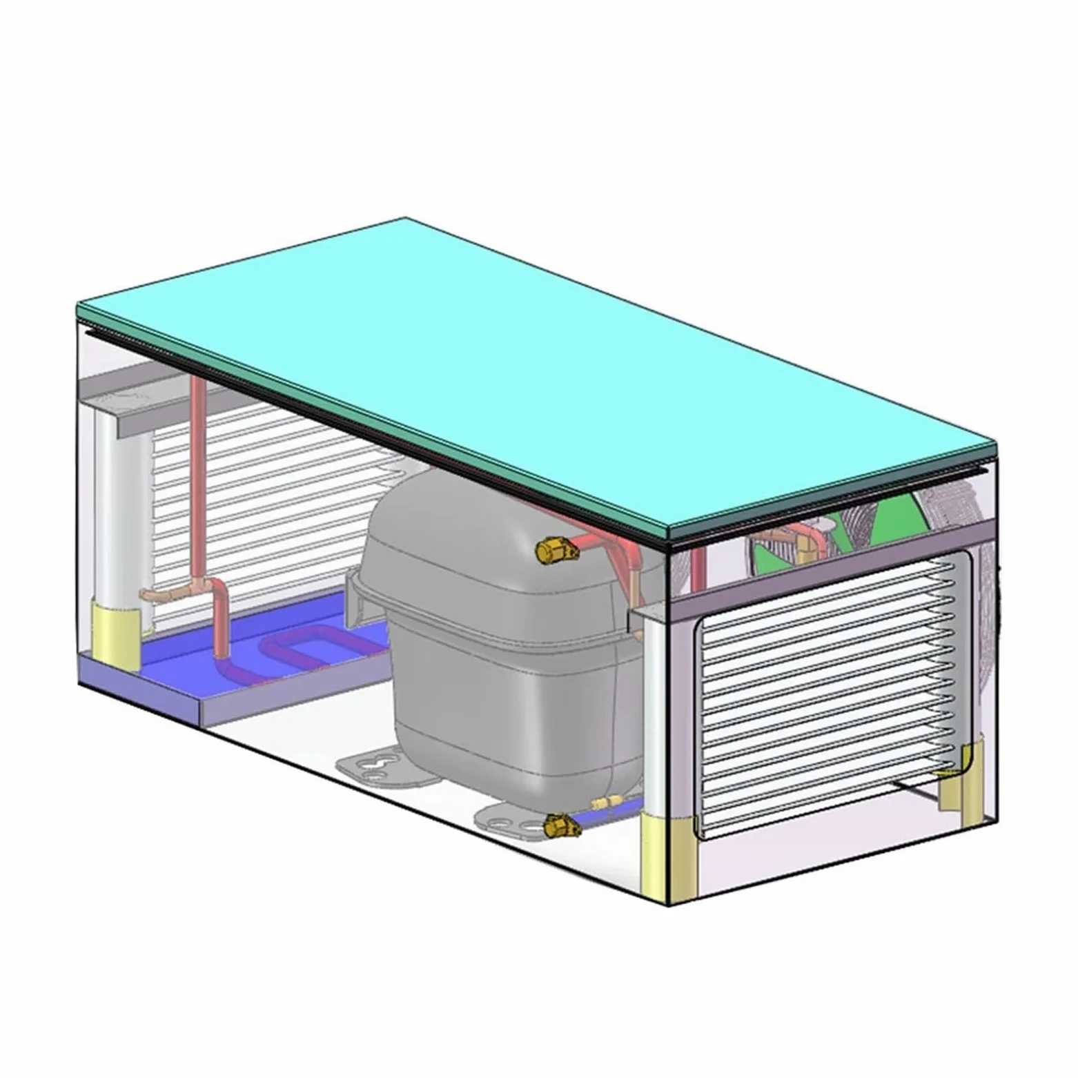 Refrigerador Condensador | Compatible Con Todos Los Compresores R600a En Refrigeradores Y Refrigeradores De Botellas