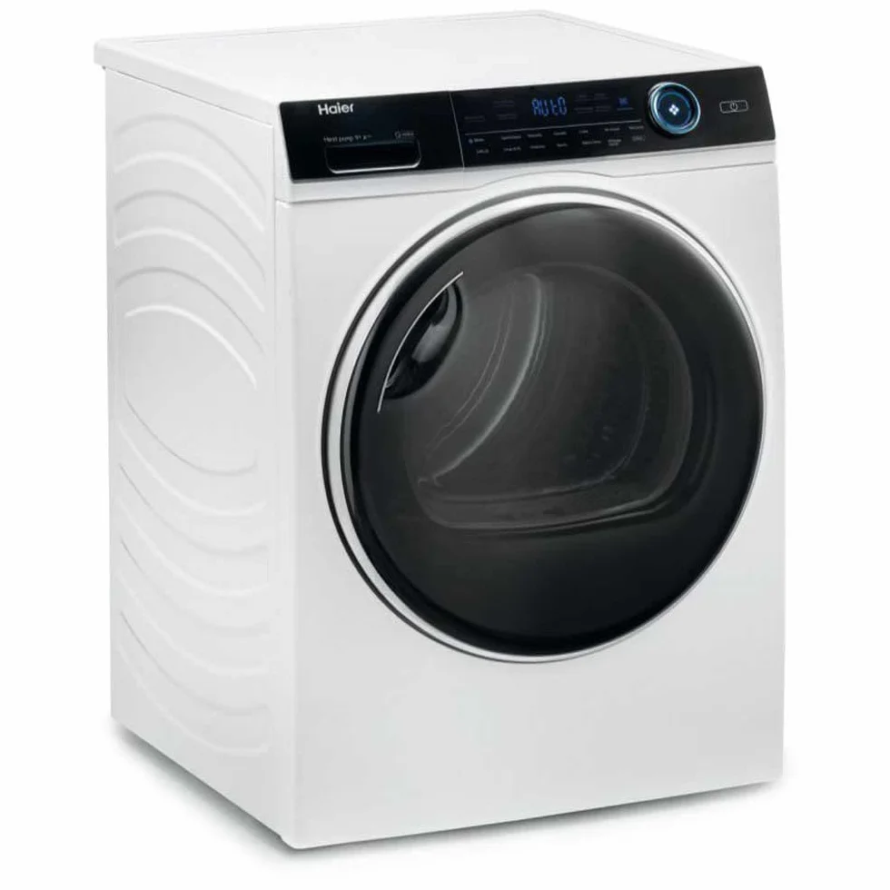 Haier I-PRO SERIES 7 - HD90-A3979-S, Secadora bomba de calor 9 kgs, Inverter, Tambor XXL con led, 14 programas, i-Time, i-Refresh (microvapor), Antiarrugas, 66dba, A+++