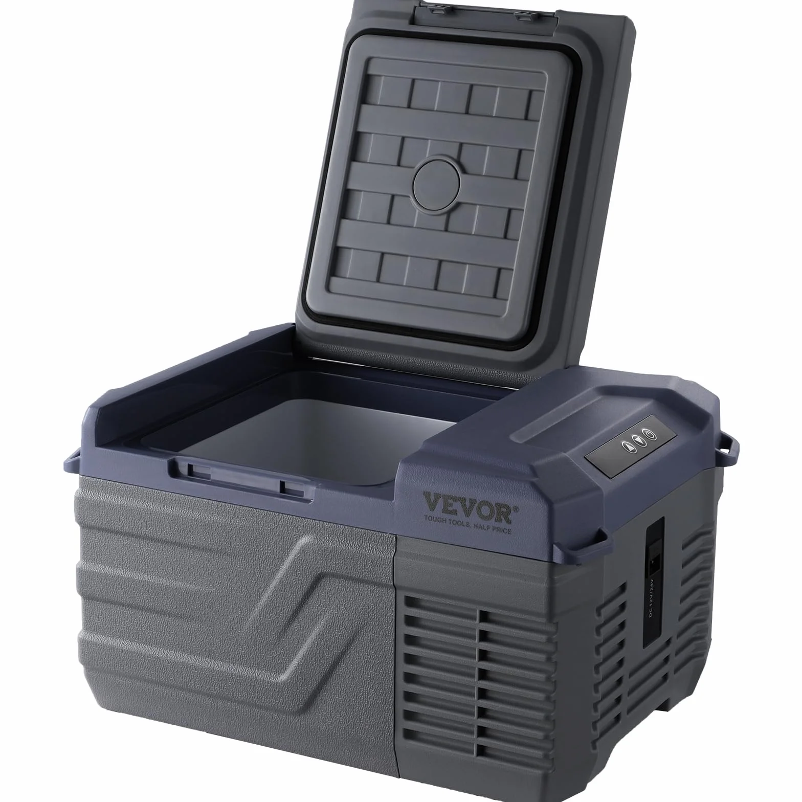 VEVOR Nevera de Compresión Portátil 9 L Mini Nevera para Coche 12/24V DC y 100-240V AC Caja Enfriadora de Zona Única Temperatura Ajustable de -20°C a 20°C para Camión Barco Casa Camping