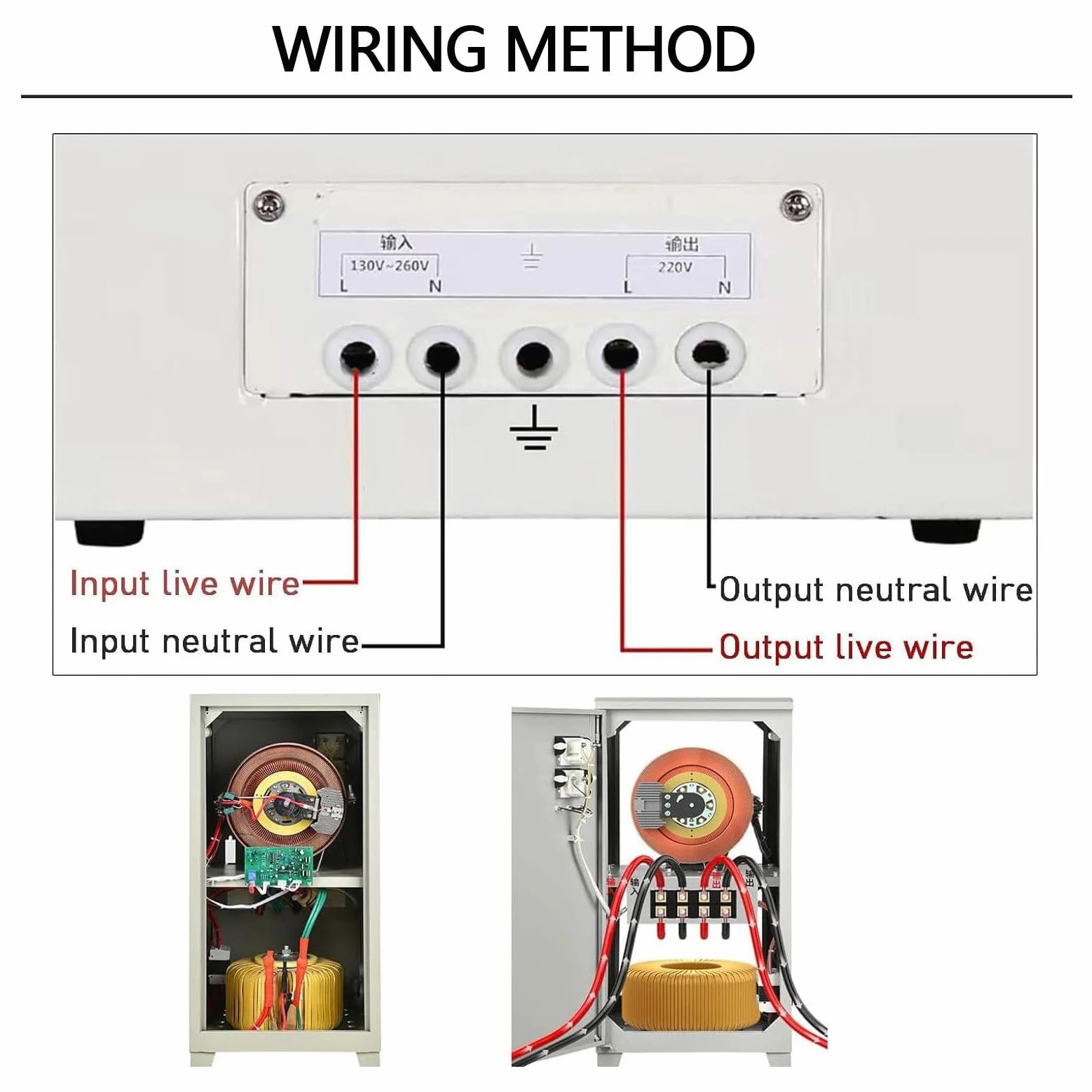 Estabilizador Automático De Tensión, Estabilizador De Corriente Monofásico 220v Protección contra Sobretensión, Regulador De Potencia Inestable Electrodomésticos 5000W