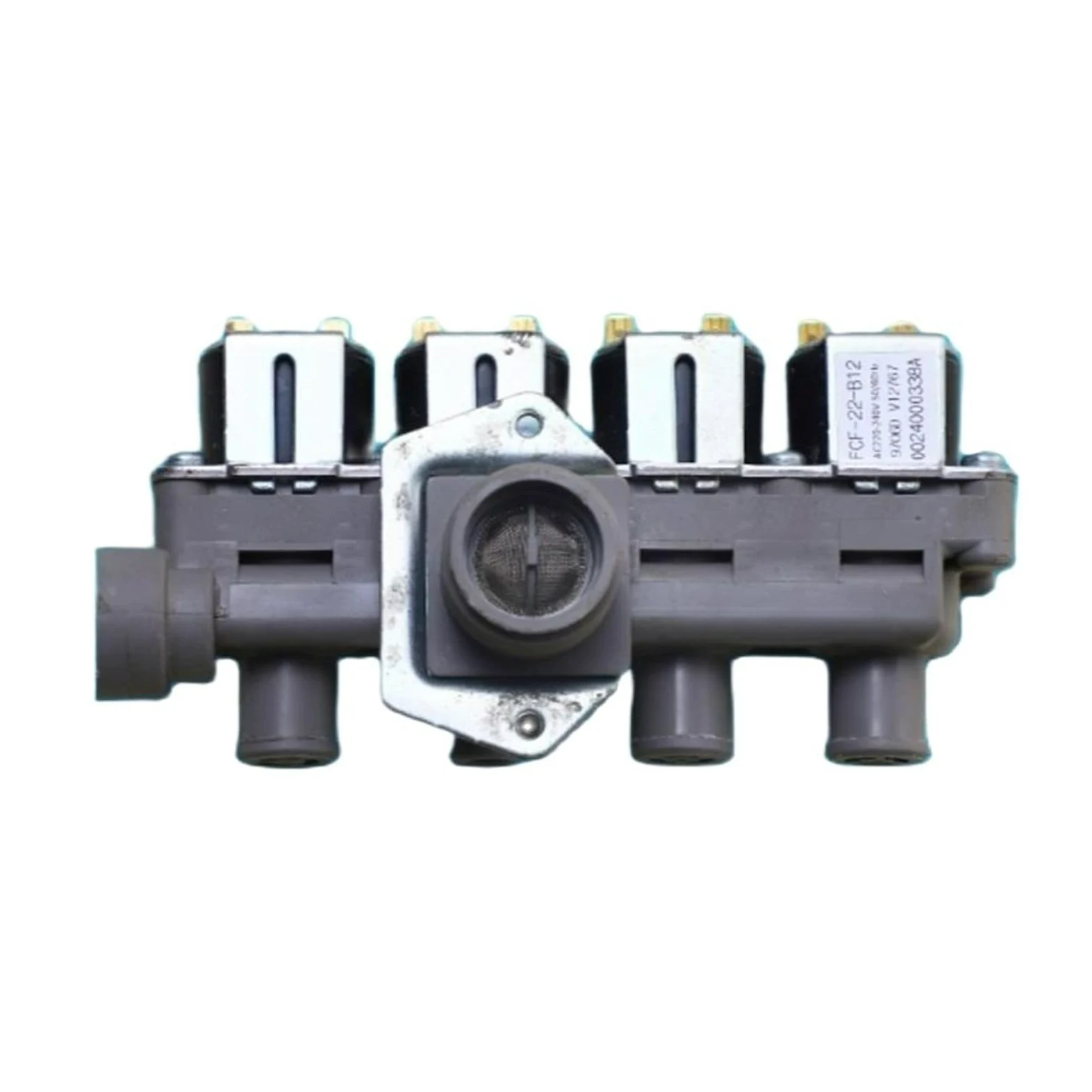 Válvula Solenoide De Entrada Agua Universal Un Solo Cabezal For Lavadora，Compatibile Con Haier 0024000338 0024000338A 0024000404C(0024000338)