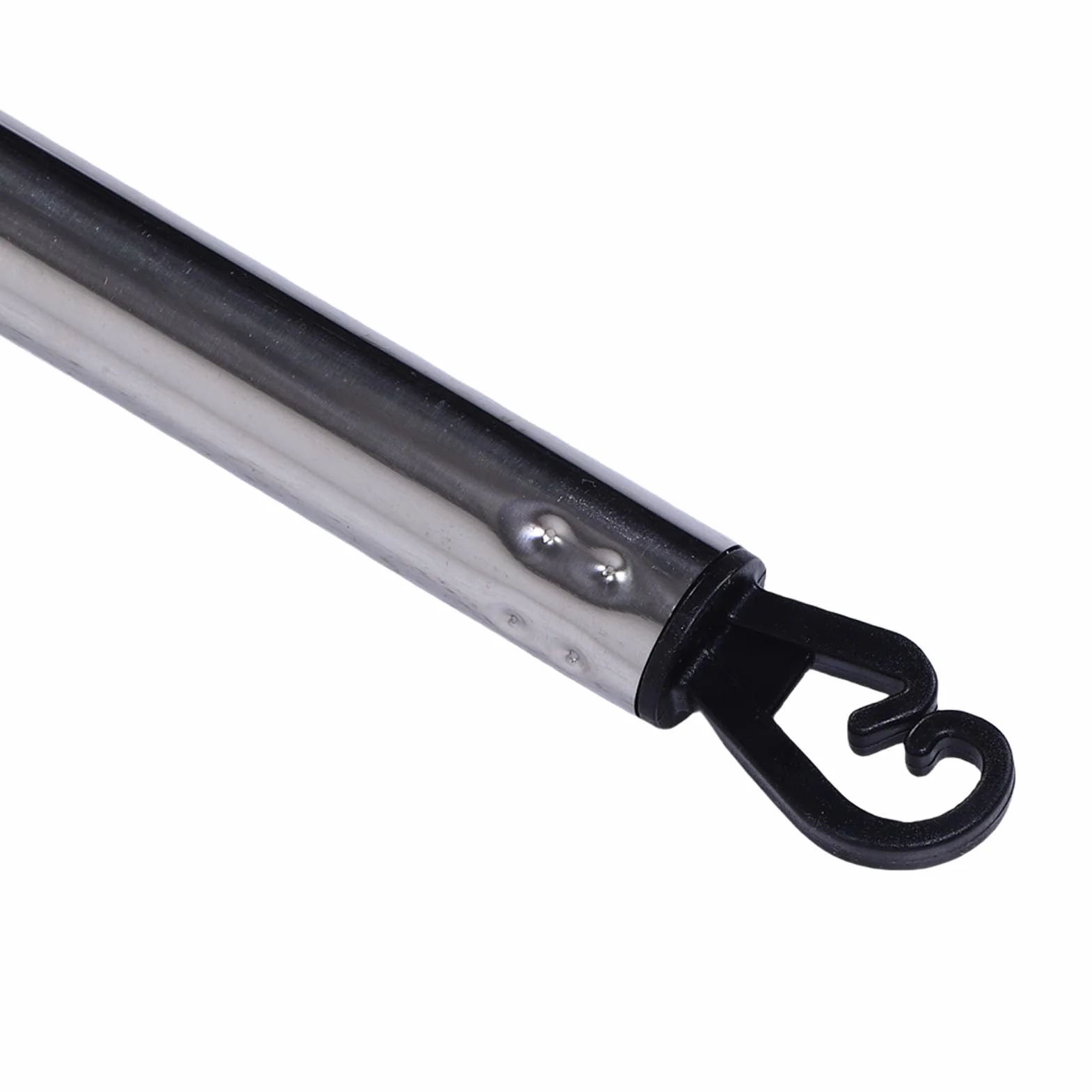 Soporte para Tendedero Telescópico para Exteriores, Poste de Alcance para Percha de Armario Ajustable de Acero Inoxidable de 75 a 250 Cm, Poste de Soporte para Tendedero