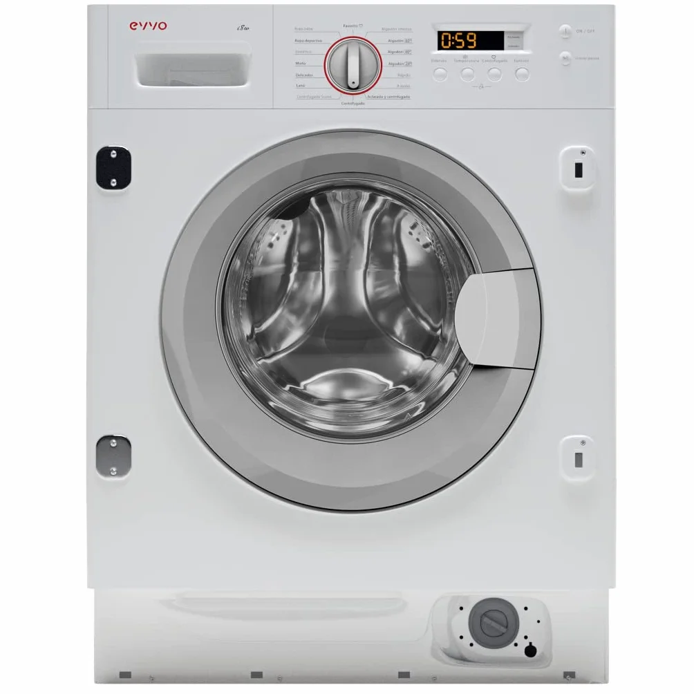 EVVO Lavadora-secadora integrable i8w6se - 8 Kg lavado/ 6 Kg secado,1400RPM