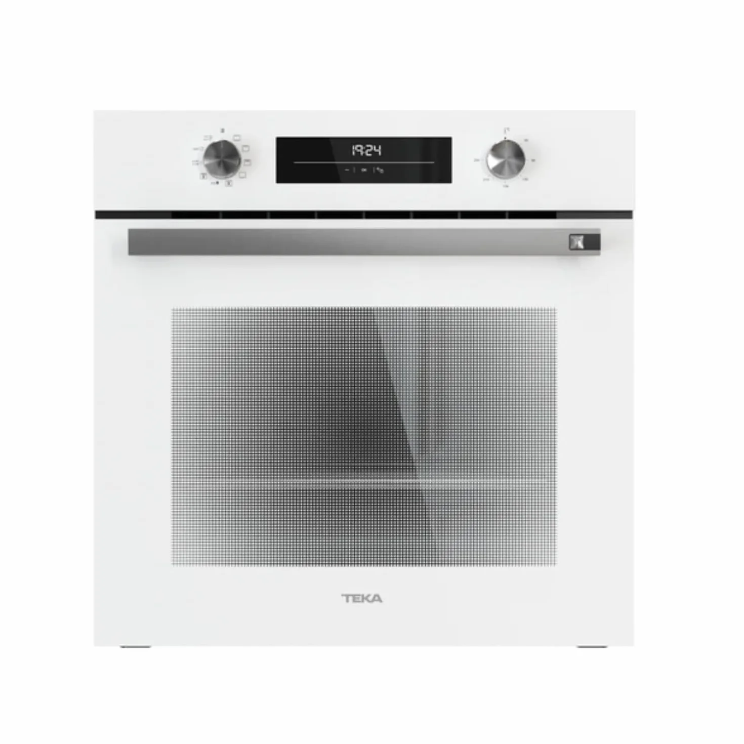 TEKA Horno Multifunción 60cm HydroClean A+ 8 Funciones Cocción Guías Telescópicas Plus Extension Bandeja Antivuelco NEO HSB 6350 WH