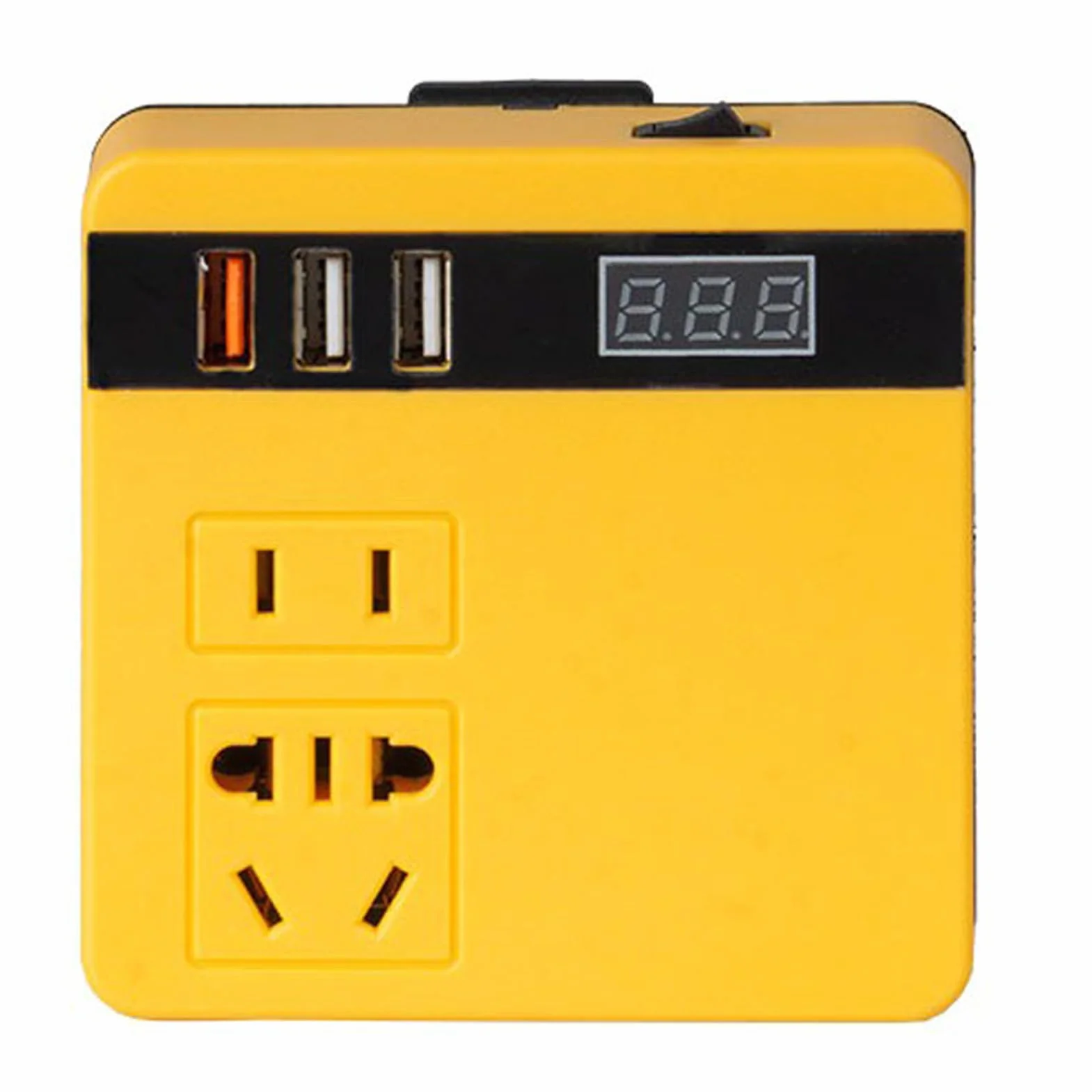 Irfora Inversor de batería de litio de 120 W, herramientas de litio multifunción, inversor de batería, inversor de 21 V a 220 VAC, inversor inteligente bimotor con múltiples