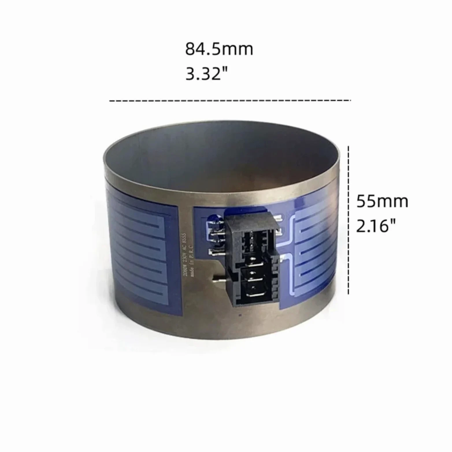 Anillo Calefactor De Película Gruesa For Ciclo De Calentamiento De Lavavajillas, 2080W, 230V, Compatible Con Siemens,