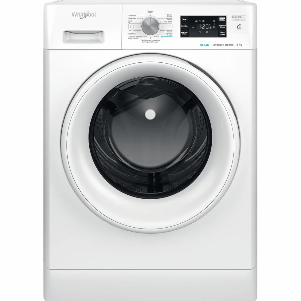 Whirlpool FFB 8258 WV SP Lavadora carga frontal 8 kg 1200 rpm Blanco