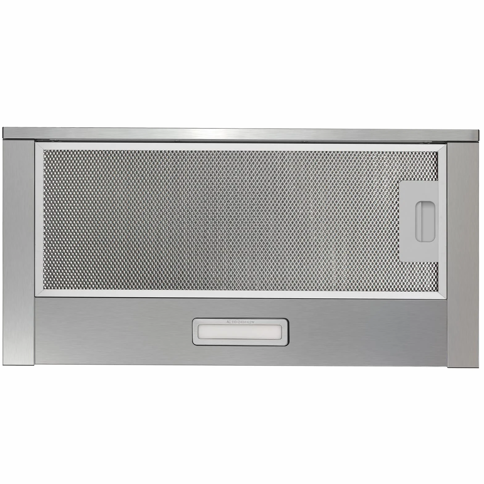Jago® Campana Extractora Telescópica - Extractor de Recirculación y Conductos, 2 Velocidades, aprox. 300 m³/h, 59,5 cm, 2 Filtros de Carbón Activo, Acero Inoxidable - Placa de Cocción de Extracción