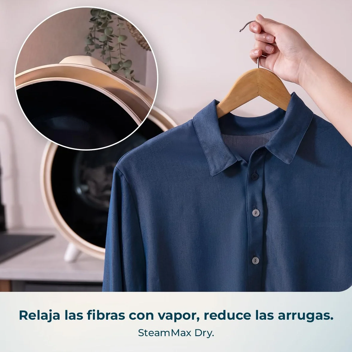 Cecotec Secadora Compacta de Evacuación 3Kg Bolero DressCode Dry 3600V. 12 Programas, Secado Automático Inteligente, Pantalla FullColor, Función UV Care, Dry Shoe Pro, Delay Start, Blanca