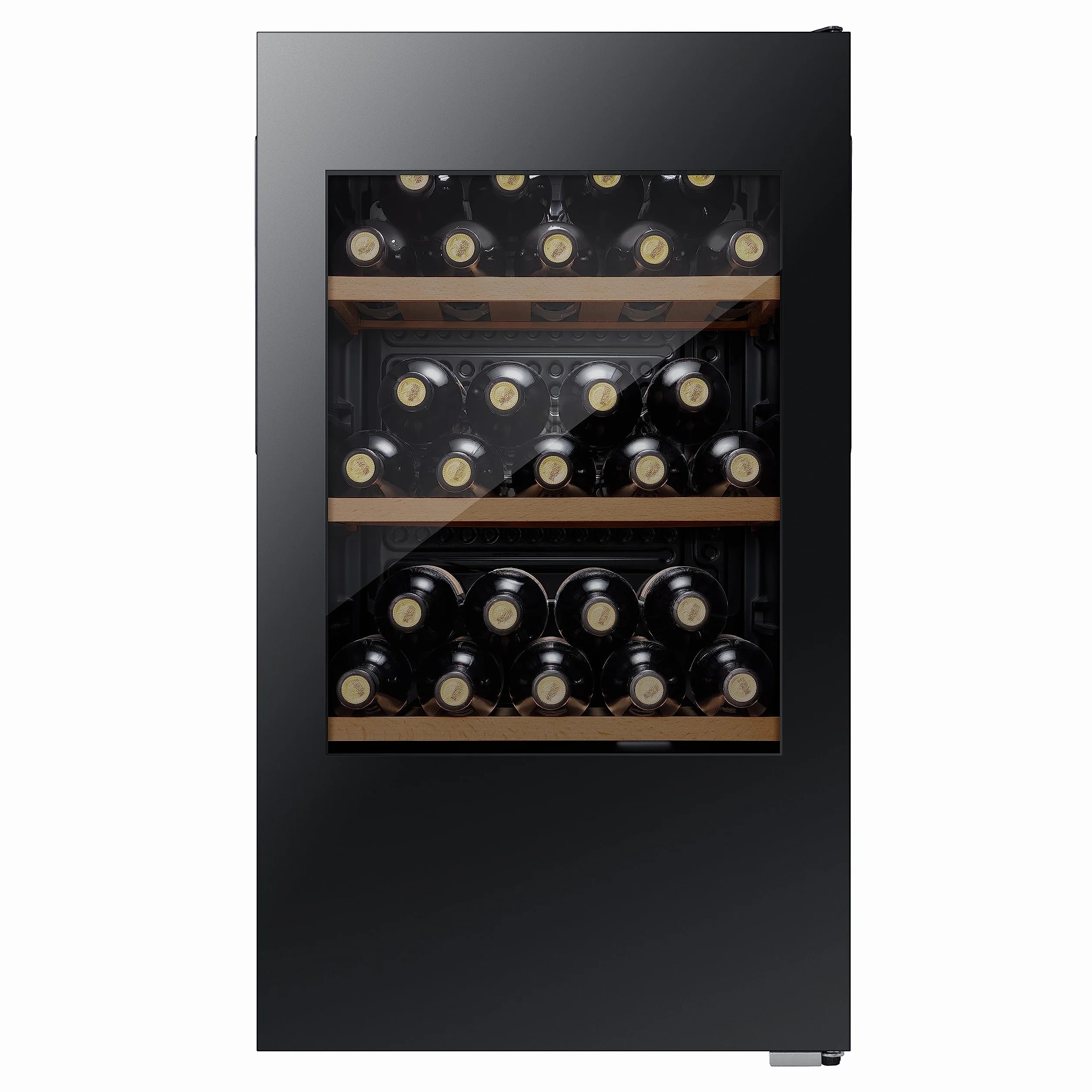 Hisense RW12D4NWG0 - Vinoteca 93 Litros G-Class 30 botellas, Puerta Reversible,Total No Frost [Clase de eficiencia energética G]