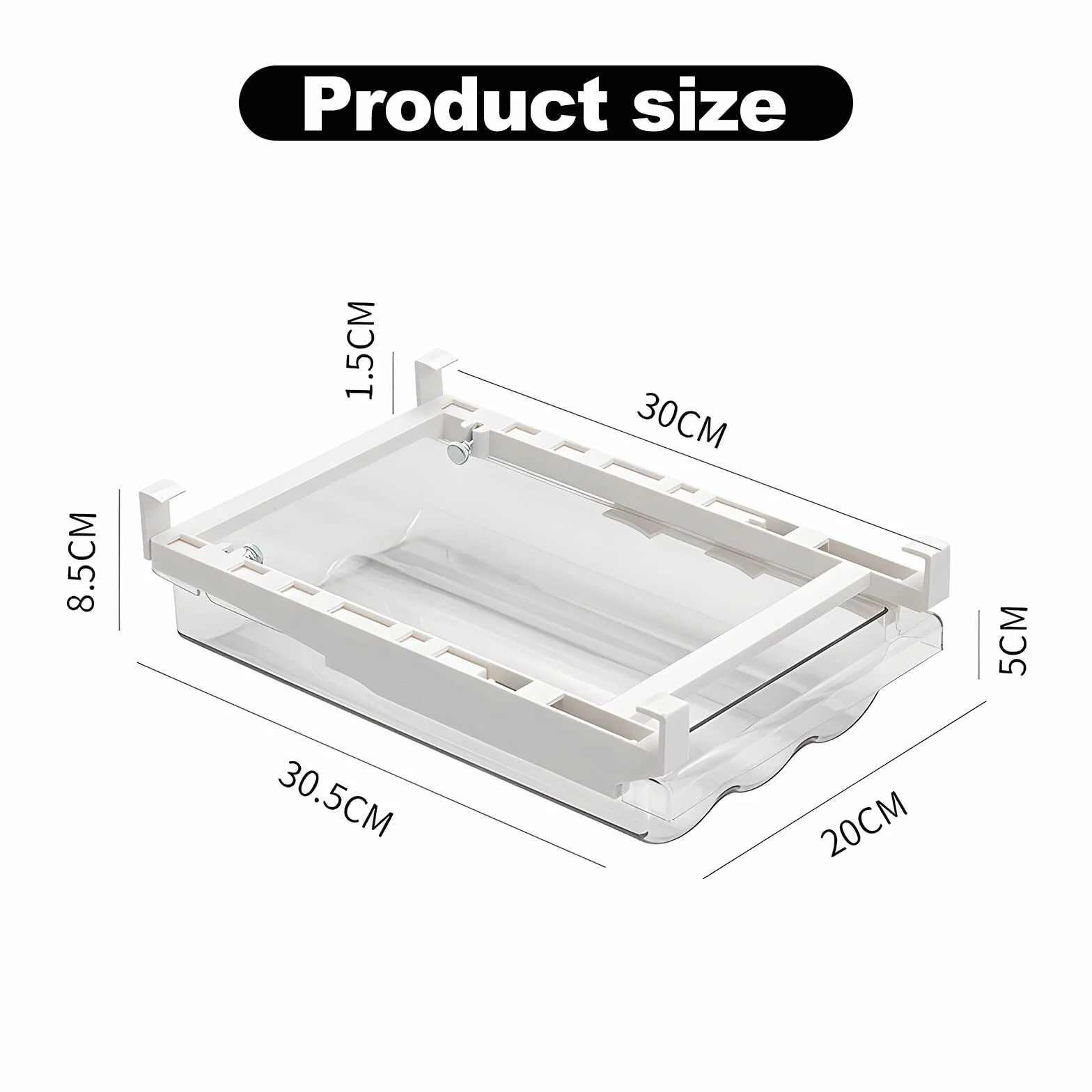 Organizador de Huevos con Cajón para Refrigerador Caja para Huevos Transparente con Cajón Extraíble Dispensador Automático para Hasta 21 Huevos Ahorra Espacio en PET