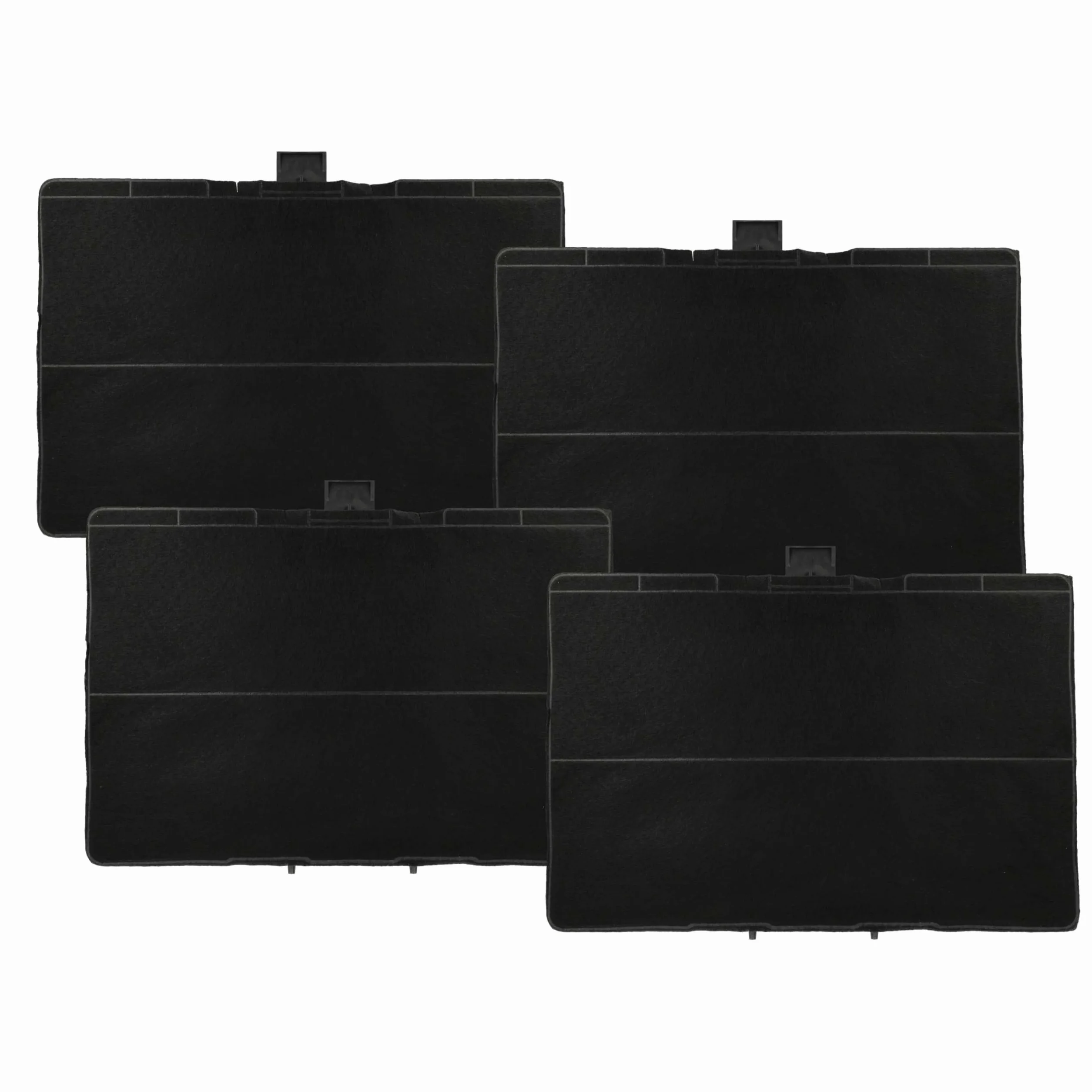 vhbw 4x filtro de carbón activado compatible con Siemens LC91BUV50 | LC91BUV50/01, LC91BUV50/02, LC91BUV50/03 campanas cocina - 31,5 x 21,5 x 2,3 cm