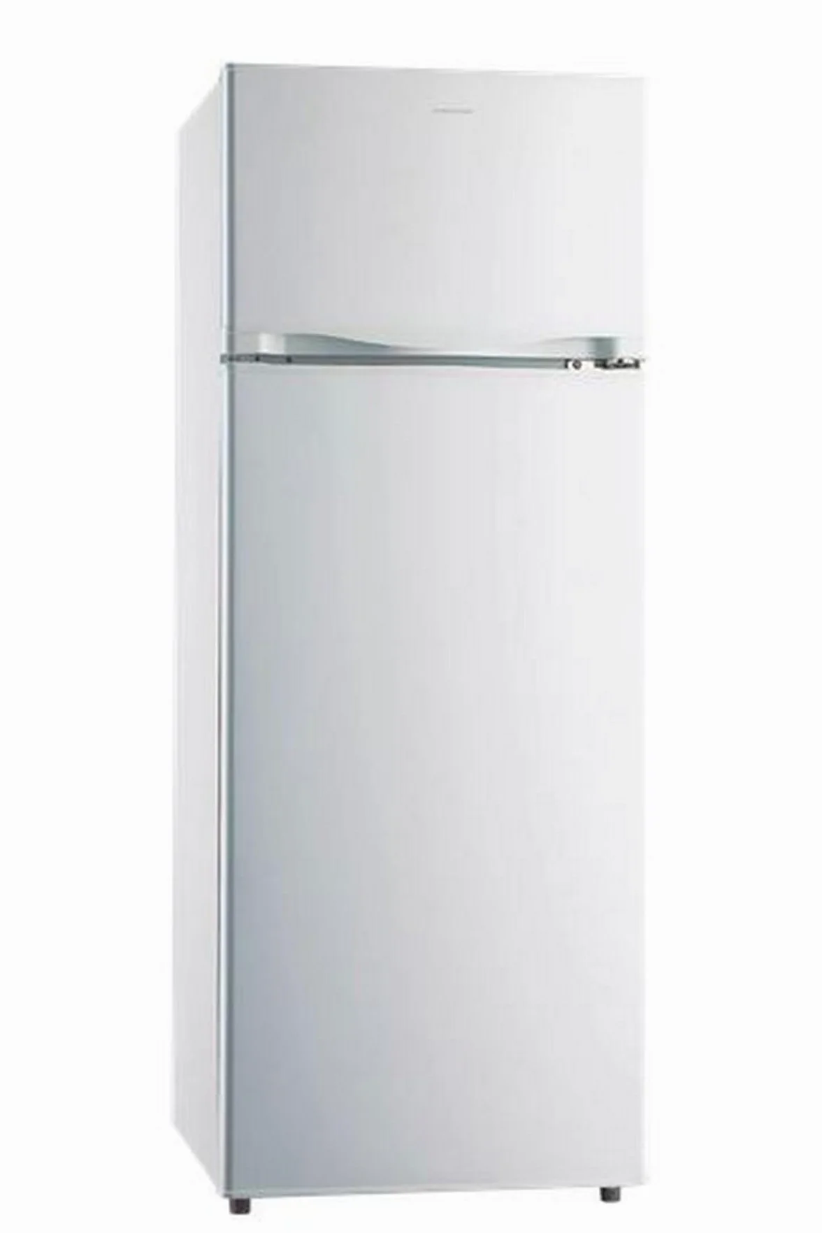 MILECTRIC Frigorifico Dos Puertas RFD-216D14BEA, 143 cm, 204 Litros, E, Ciclico, Puerta Reversible, Blanco