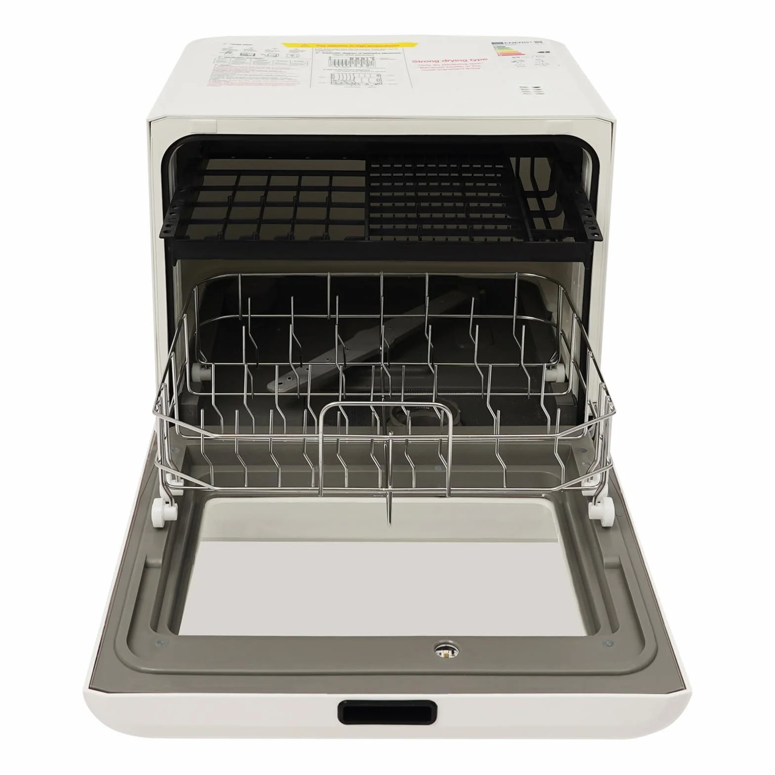 Lavavajillas de mesa, 4 programas, agua caliente a 72 °C, función de secado, lavavajillas eléctrico de 800 W, control táctil
