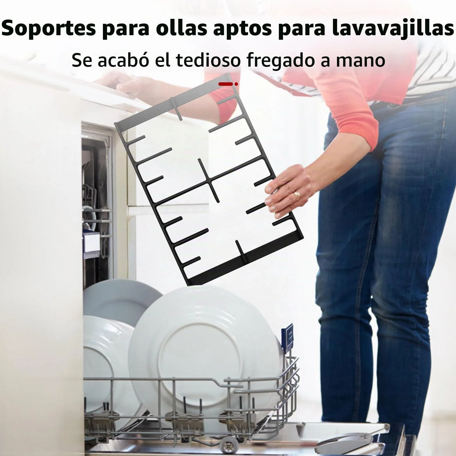 GASLAND GH2302BG1FC Placa de Cocina de Gas Butano, Encimera de Cristal Con 2 Fogones y Quemador Wok, Empotrable, Negra de 30 cm, 5,2 KW