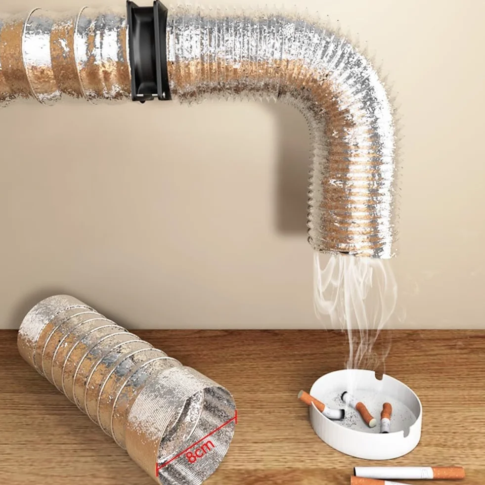 Ventilador de escape de conducto, ventilador de ventilación de aire de regulación de velocidad de cocina para el hogar, sin ruido, para ventilar y expulsar el humo (solo el ventilador)