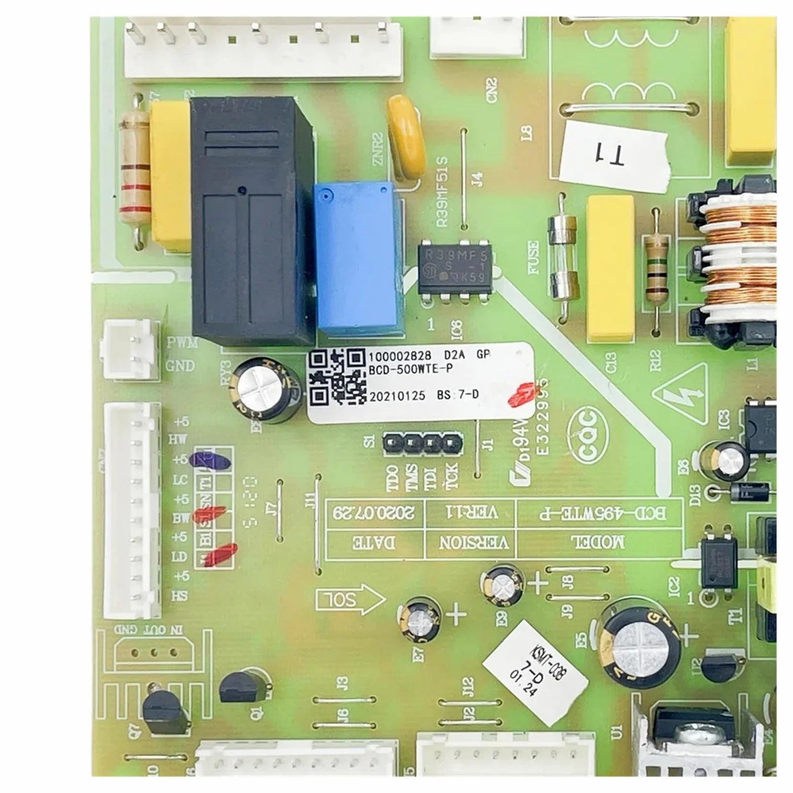 Tablero de control del refrigerador BCD-500WTE-WP BCD-495WTE-P BCD-500WTE-P 100002828 Piezas del congelador de la placa base del refrigerador