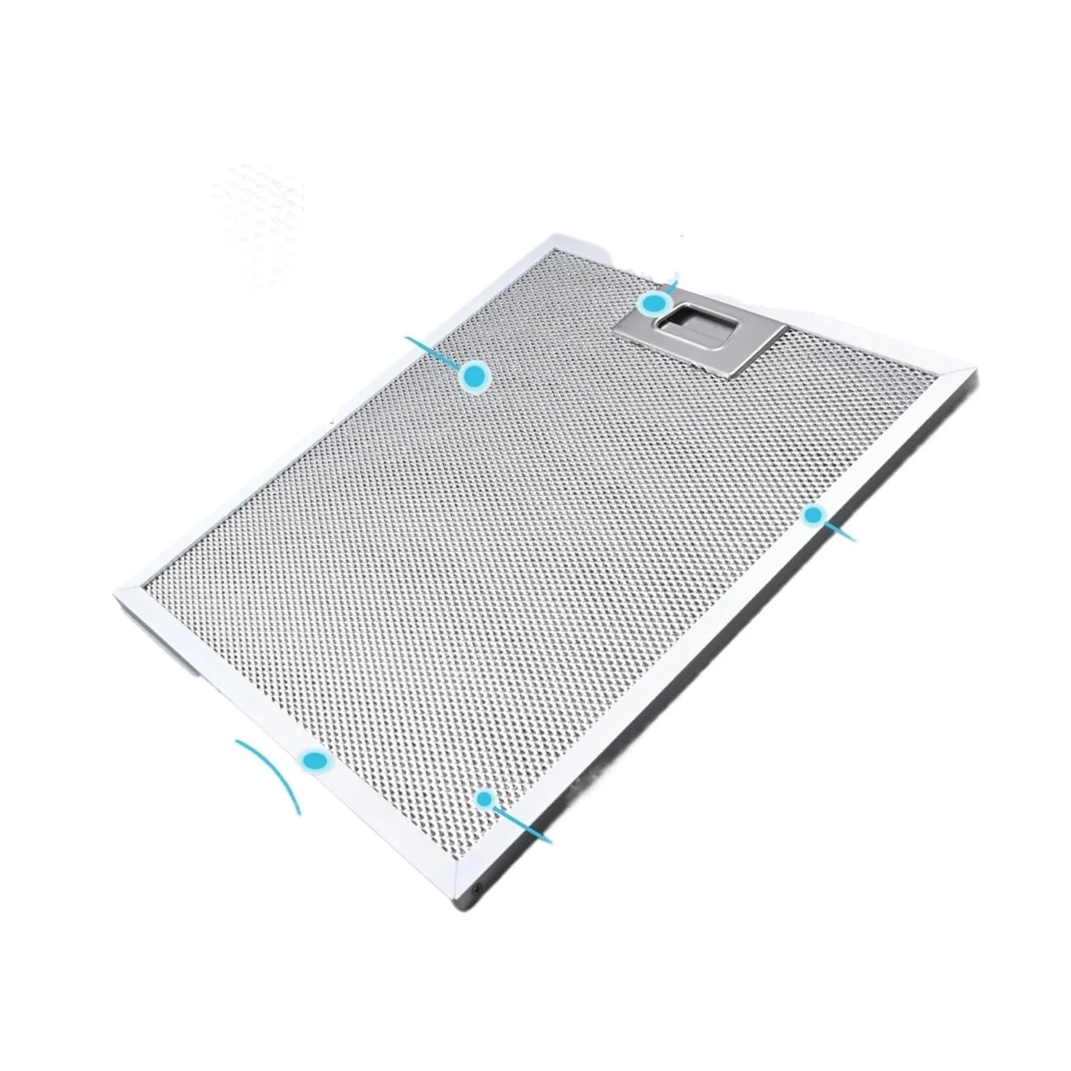 Filtro de aluminio for campana extractora, extractor de malla metálica, 340x280mm, Compatible con D6900HASS2, D6900SS-2 CP750SS, 3 uds.