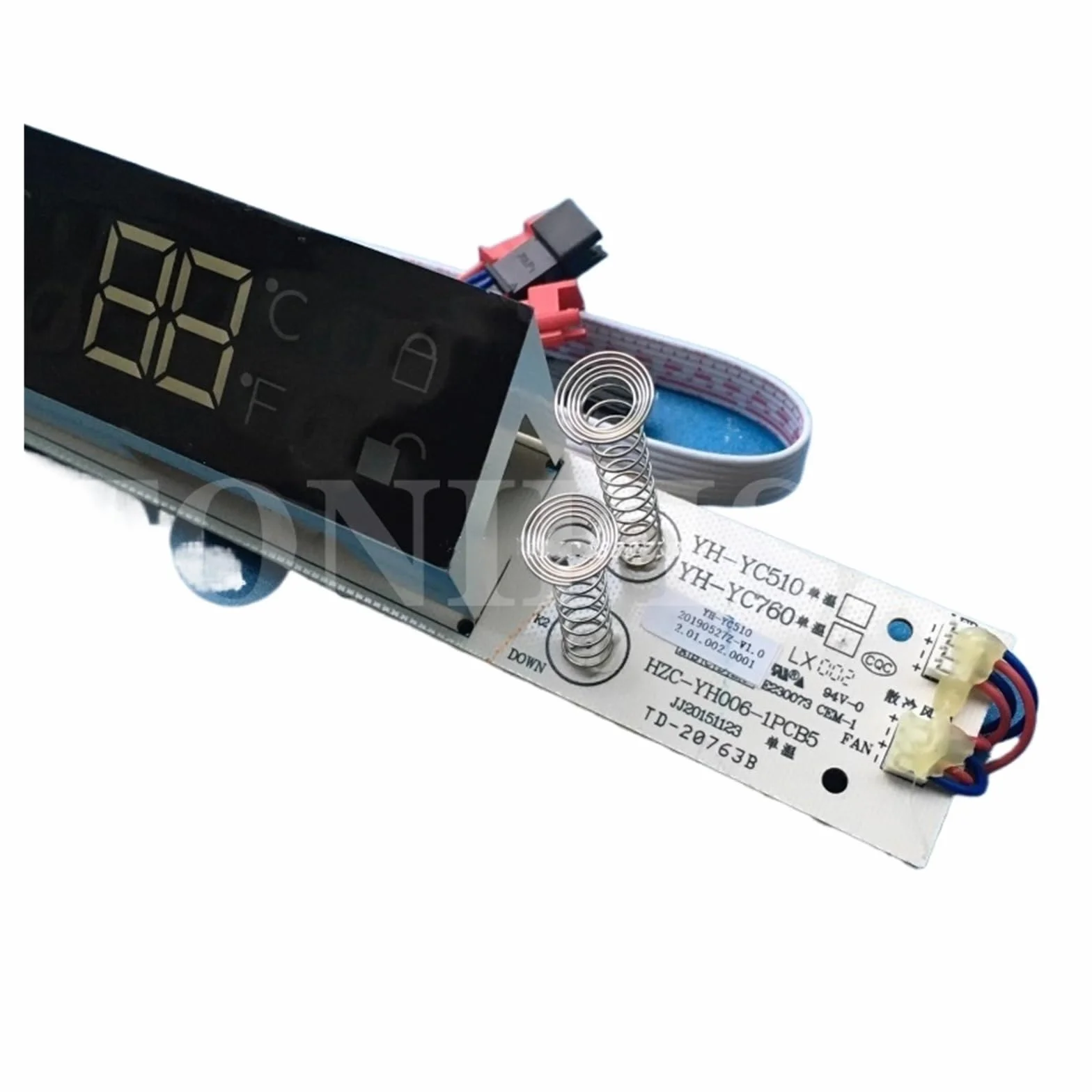 Placa de Control for vinoteca y Circuito de 100-240 V - Repuesto YH-YC510 for vinotecas y Puros | Placa Base de Fuente de alimentación HKS-YH005PCB7(Power Board,220V)